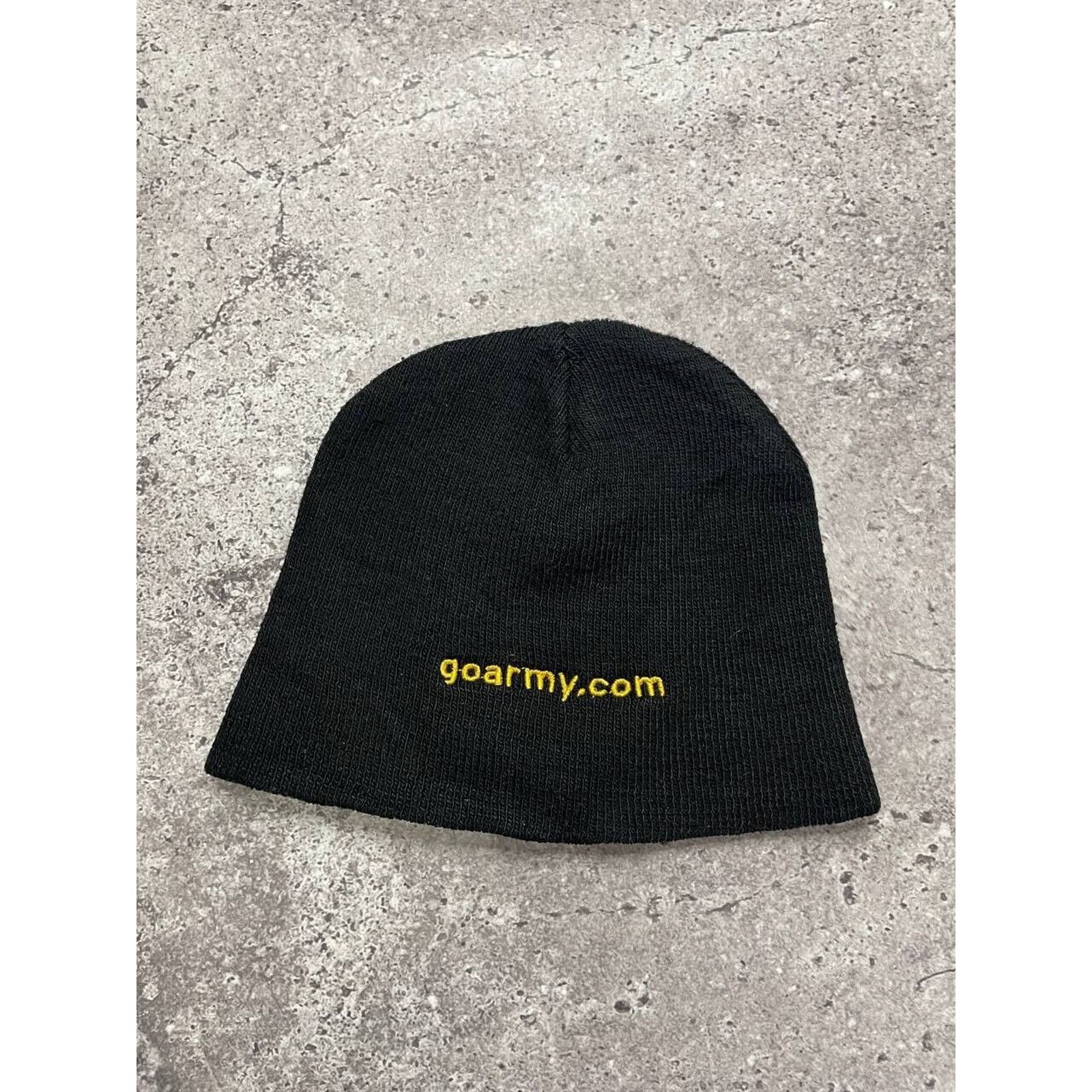 Vintage Vintage U.S. Army Black Knit Beanie Hat goarmy.com Logo Size ONE SIZE - 2 Thumbnail