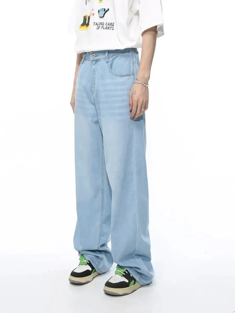 Japanese Brand Retro loose straight leg jeans Size US 32 / EU 48 - 3 Thumbnail