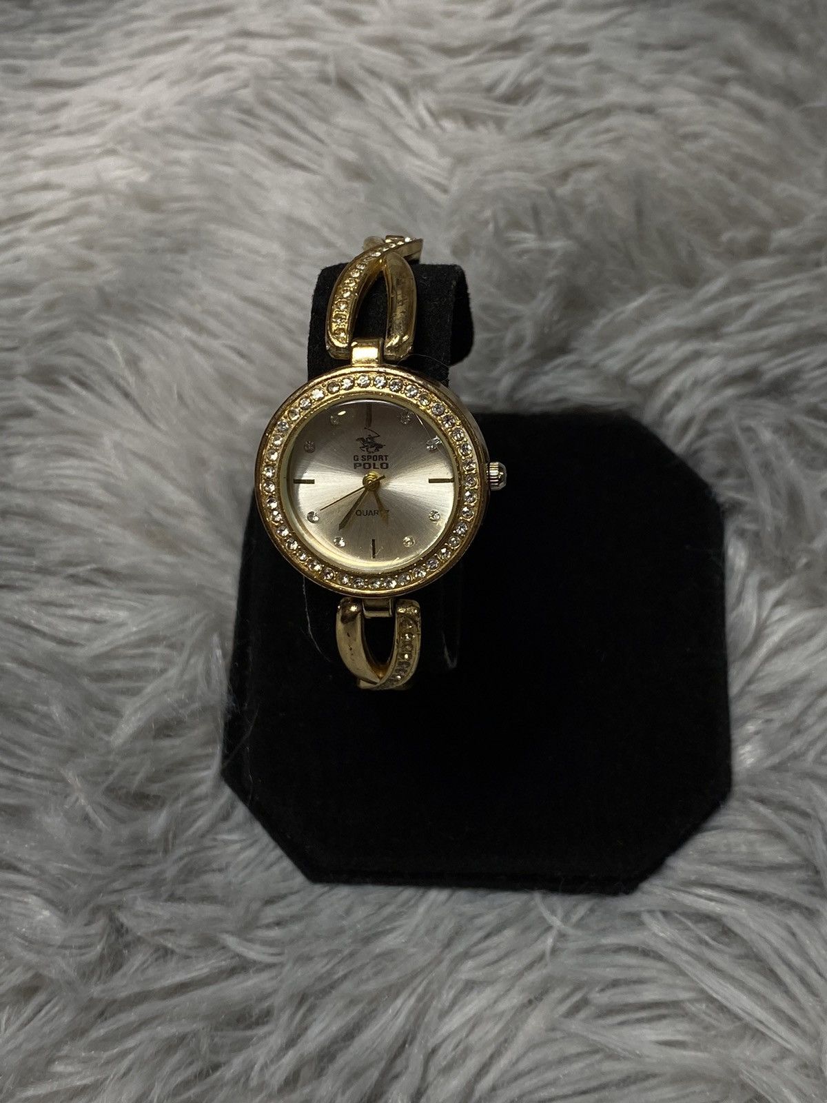 Japanese Brand × Jewelry × Vintage G Sport Polo Gold-Tone Watch with Crystal Accents Size ONE SIZE - 2 Thumbnail