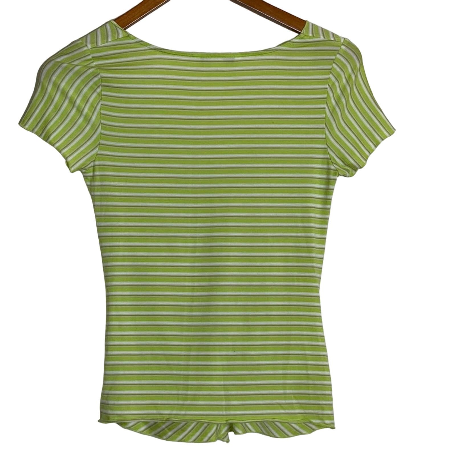 Banana Republic Banana Republic Y2K Ruffle Front Top Size XS / US 0-2 / IT 36-38 - 2 Thumbnail