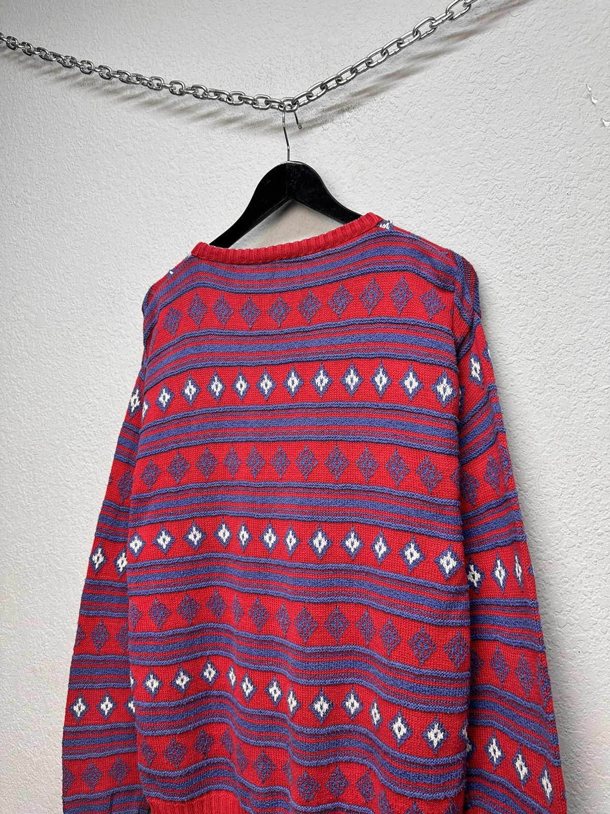 Chaps Ralph Lauren Ralph Lauren vintage knit sweater fair isle 90s preppy style Size US M / EU 48-50 / 2 - 10 Thumbnail