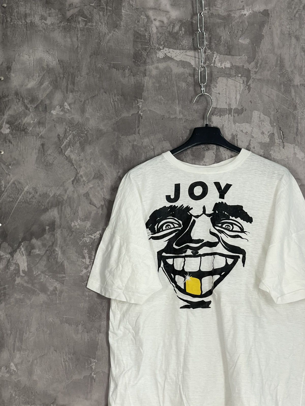 Japanese Brand Vintage Joy Humour Face Y2K Rare T shirt Size US L / EU 52-54 / 3 - 3 Thumbnail