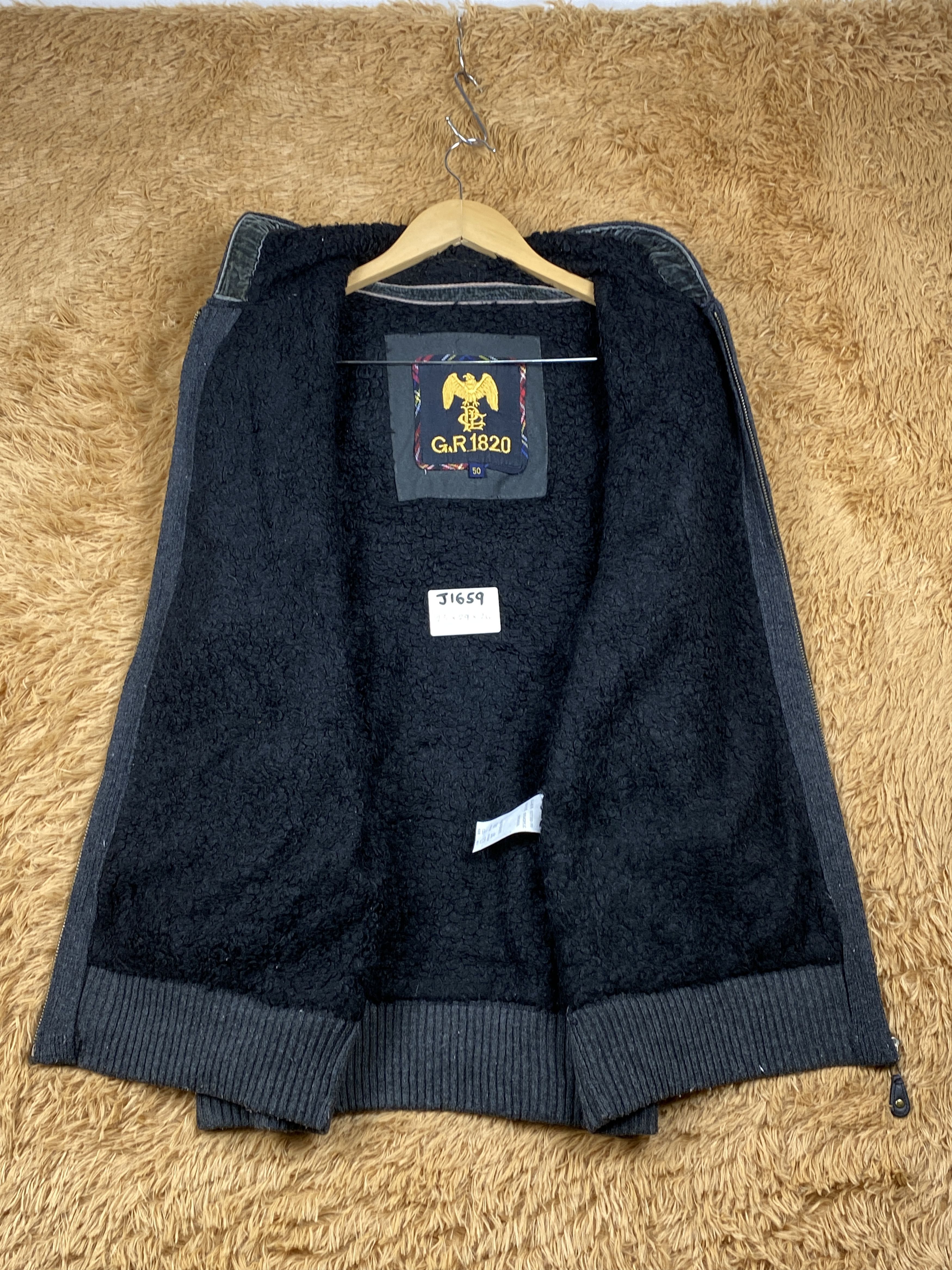 Japanese Brand Vintage G.R 1820 Hoodie Sherpa Lining Jacket Size US S / EU 44-46 / 1 - 6 Thumbnail