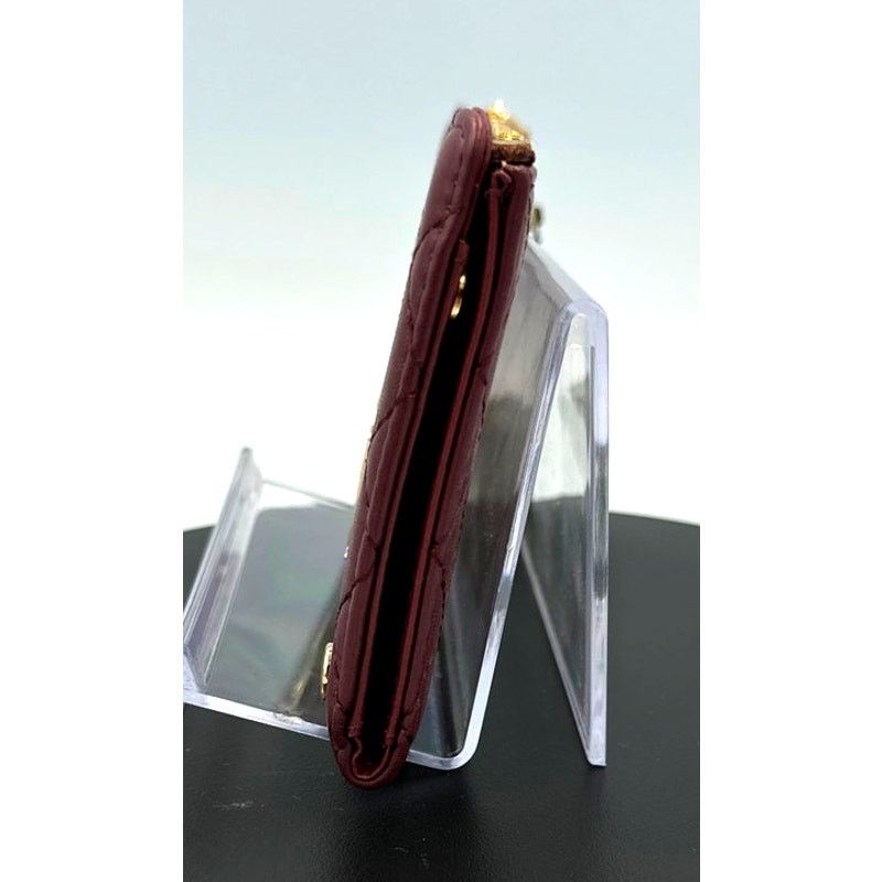 Badgley Mischka Badgley Mischka Quilted Long Wallet - Plum Size ONE SIZE - 4 Thumbnail