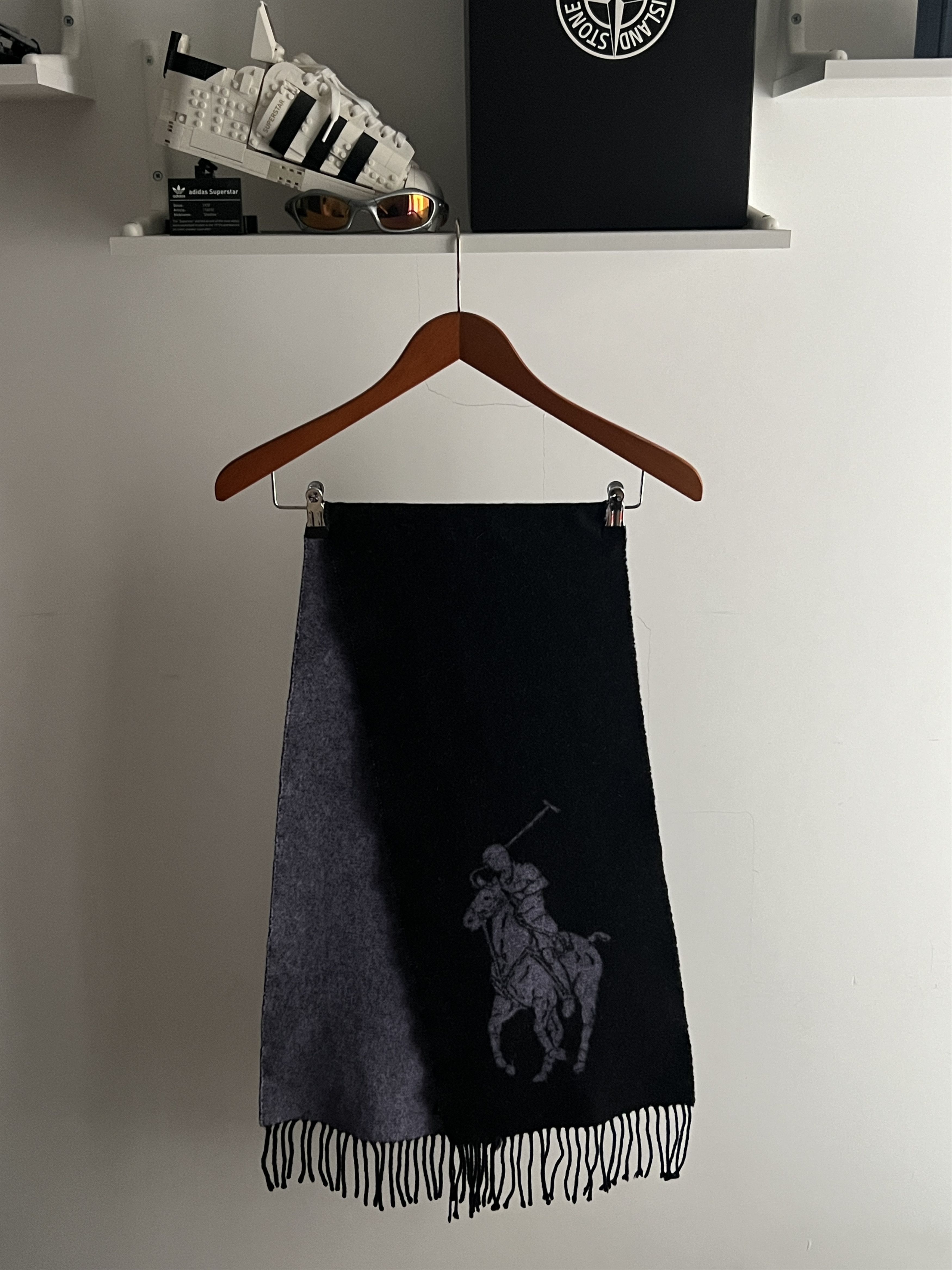 Polo Ralph Lauren Polo Ralph Lauren Wool Scarf Vintage Classic Heritage Knit Size ONE SIZE - 1 Thumbnail
