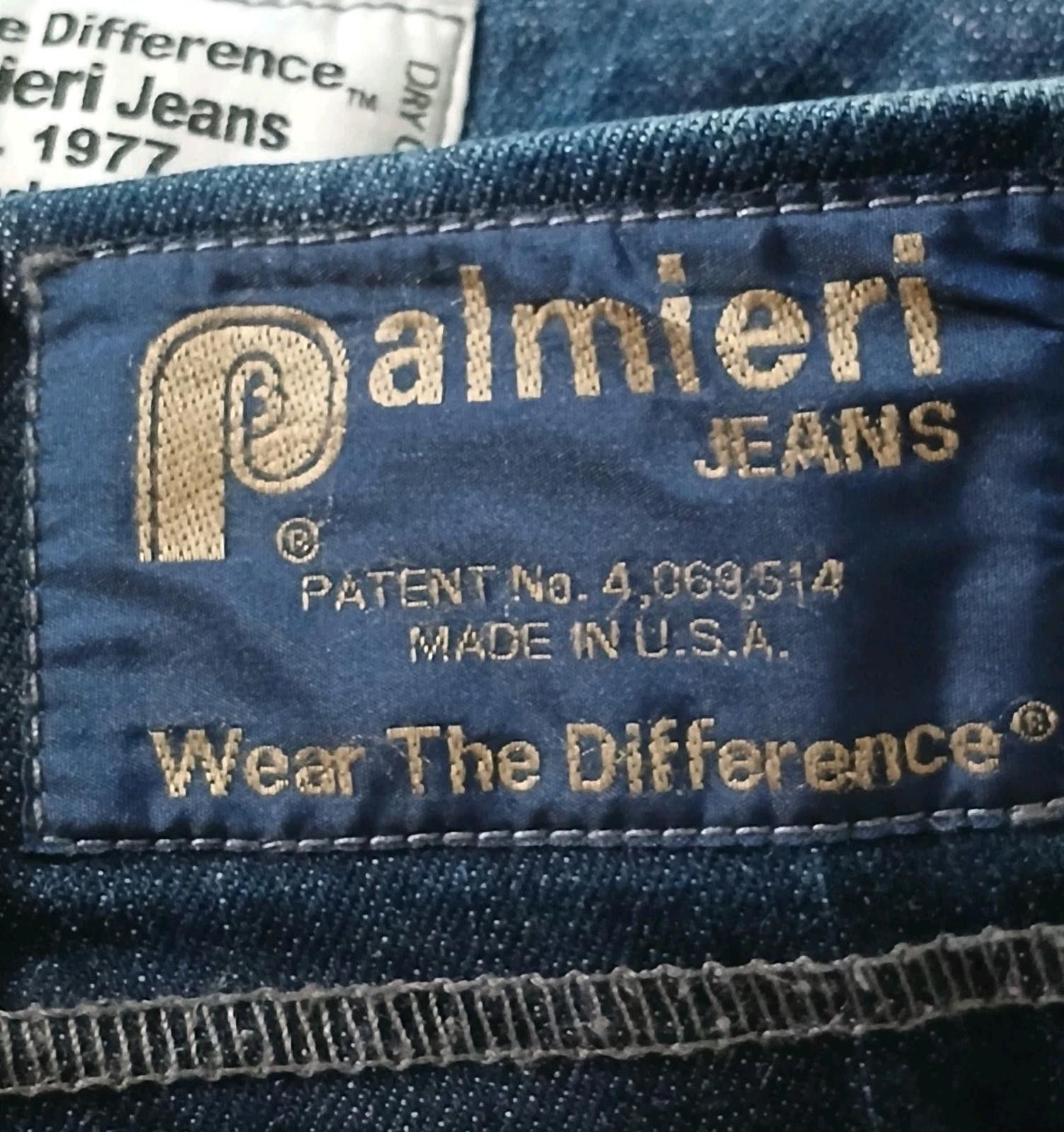 Palmer Trading Company 70's Palmieri 36x30 Dark Wash Denim Blue Jeans USA vintage Size US 36 / EU 52 - 3 Thumbnail