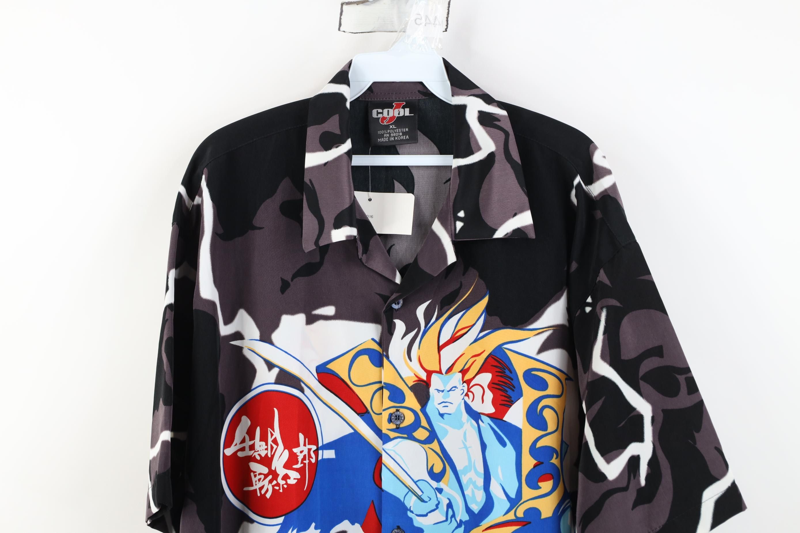 Vintage Deadstock Vintage 90s Y2K Streetwear Lightning Warrior Shirt Size US XL / EU 56 / 4 - 2 Thumbnail