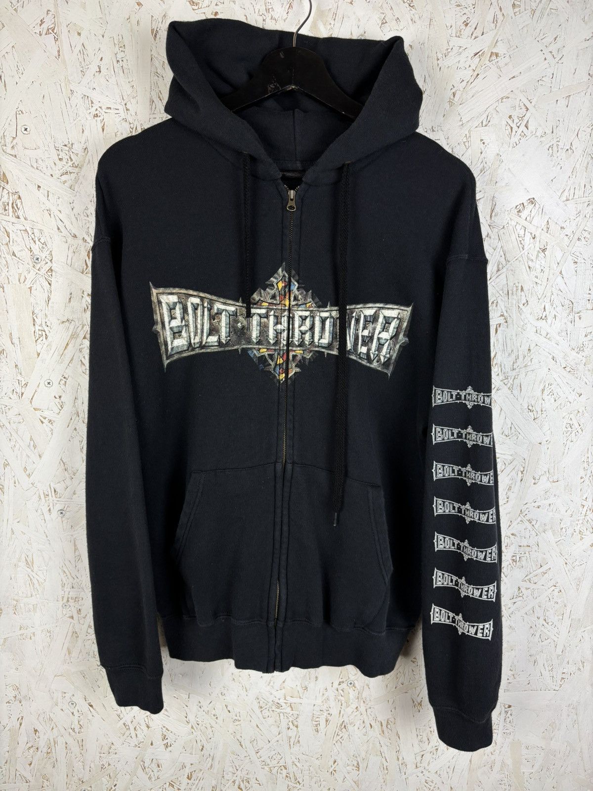 Band Tees Vintage Bolt Thrower War Master Death Metal Zip Hoodie M Size US M / EU 48-50 / 2 - 3 Thumbnail
