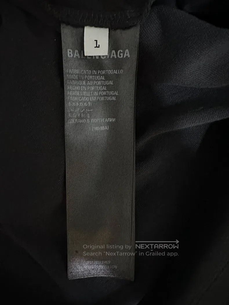 Balenciaga Balenciaga Ripped slogan T-shirt long-sleeve Size US S / EU 44-46 / 1 - 4 Thumbnail