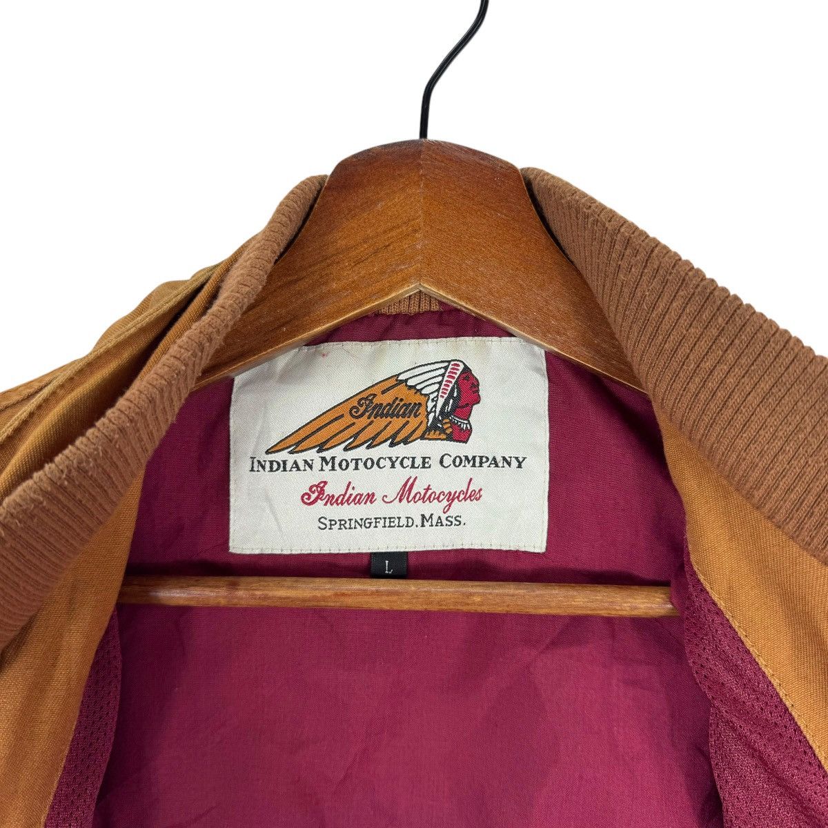 Indian Motorcycle 🔥🔥 VINTAGE INDIAN MOTORCYCLE US ARMY SCOUT BIKERS JACKET Size US L / EU 52-54 / 3 - 9 Thumbnail