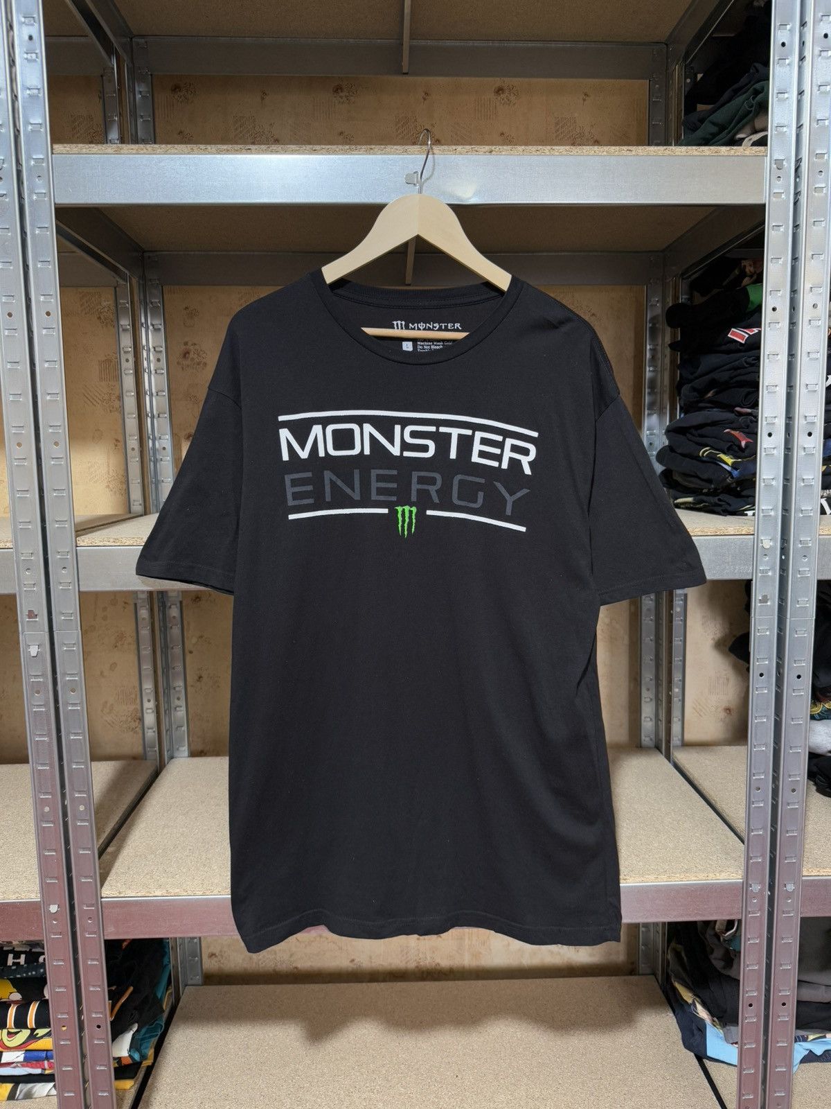 Vintage Y2K Monster Energy Big Logo Motorcycle Racing Tee Size US L / EU 52-54 / 3 - 1 Thumbnail