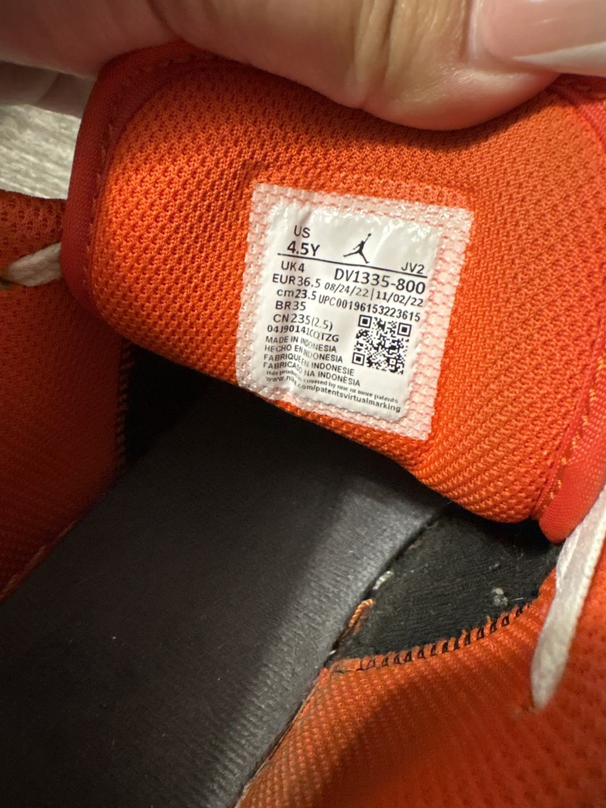 Jordan Brand Air Jordan 1 Low ‘Halloween Size US 4.5 / IT 34.5 - 5 Thumbnail