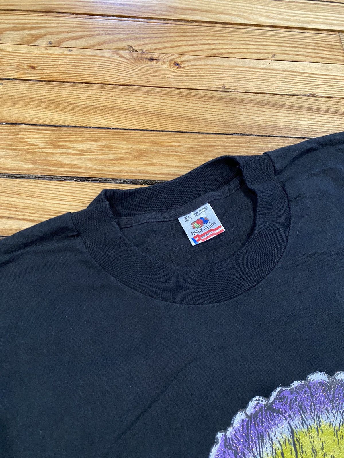 Fruit Of The Loom × Vintage Single stitch Mardi Gras Tshirt XL Size US XL / EU 56 / 4 - 3 Thumbnail