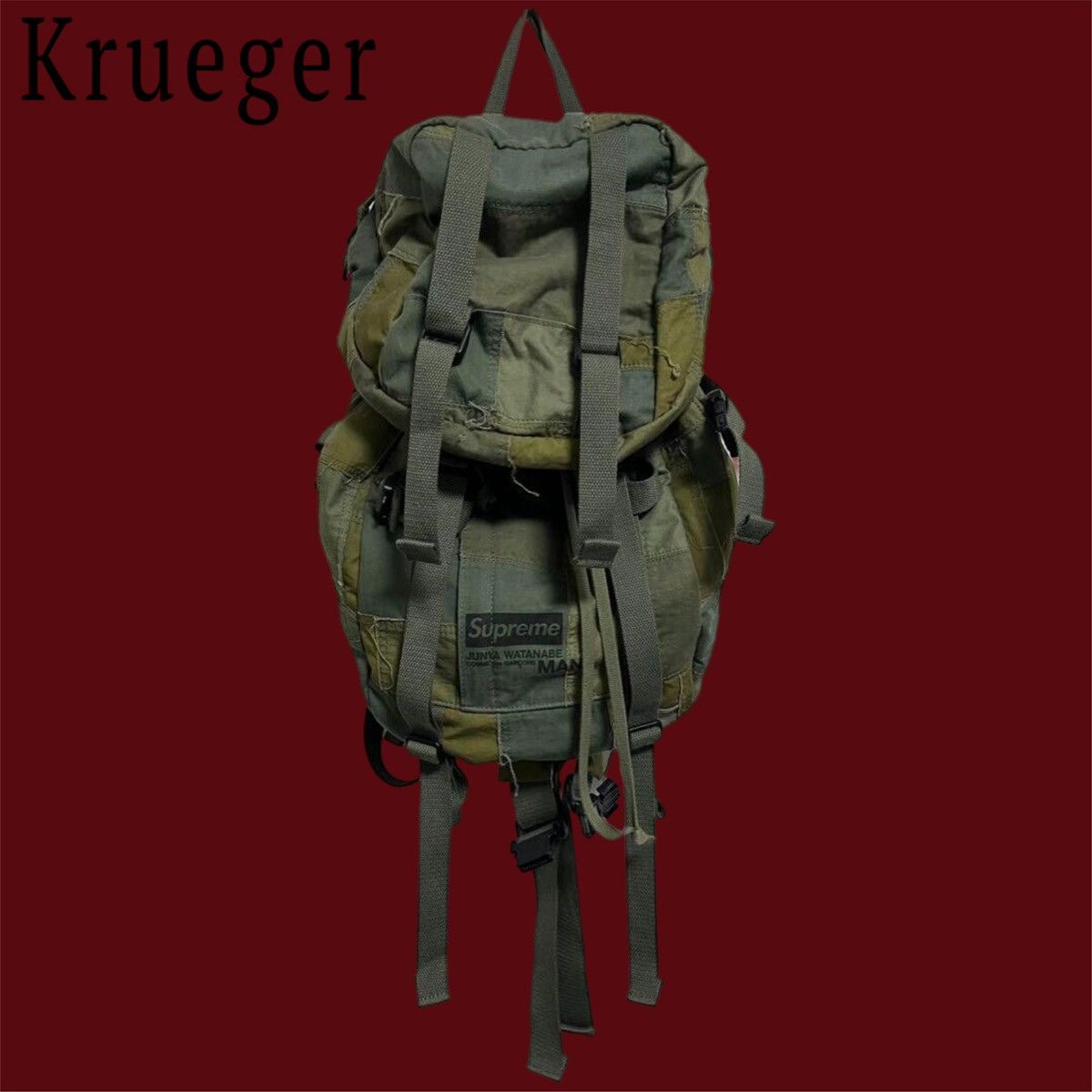 Supreme Supreme x Junya Watanabe Olive Backpack Size ONE SIZE - 1 Thumbnail
