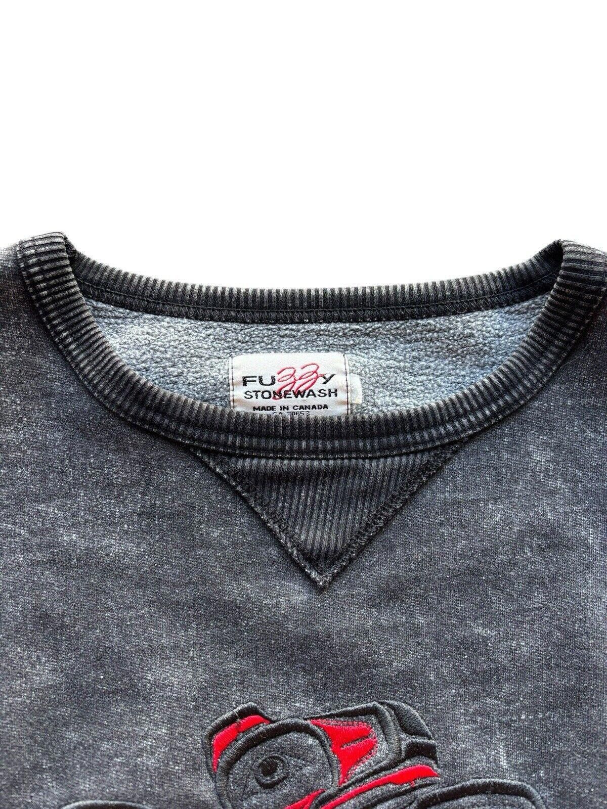 Vintage Vintage Fuzzy Stone Wash Embroidered Native Art Sweater XL Size US XL / EU 56 / 4 - 5 Thumbnail