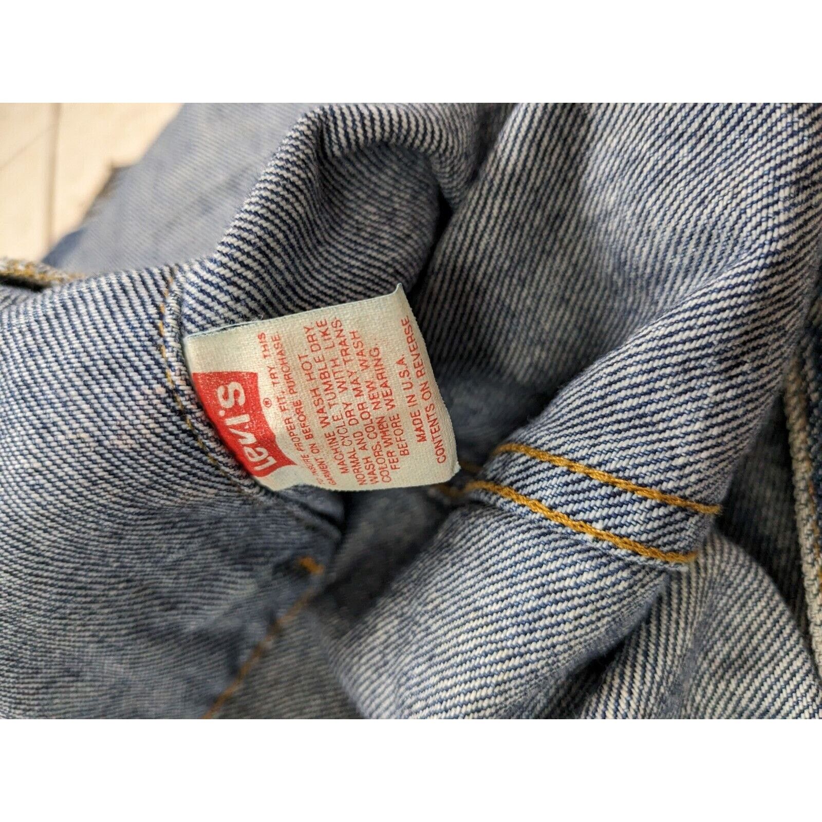 Levi's Vtg Levis Acid Wash Denim Jean Jacket Size Medium USA Size US M / EU 48-50 / 2 - 4 Thumbnail