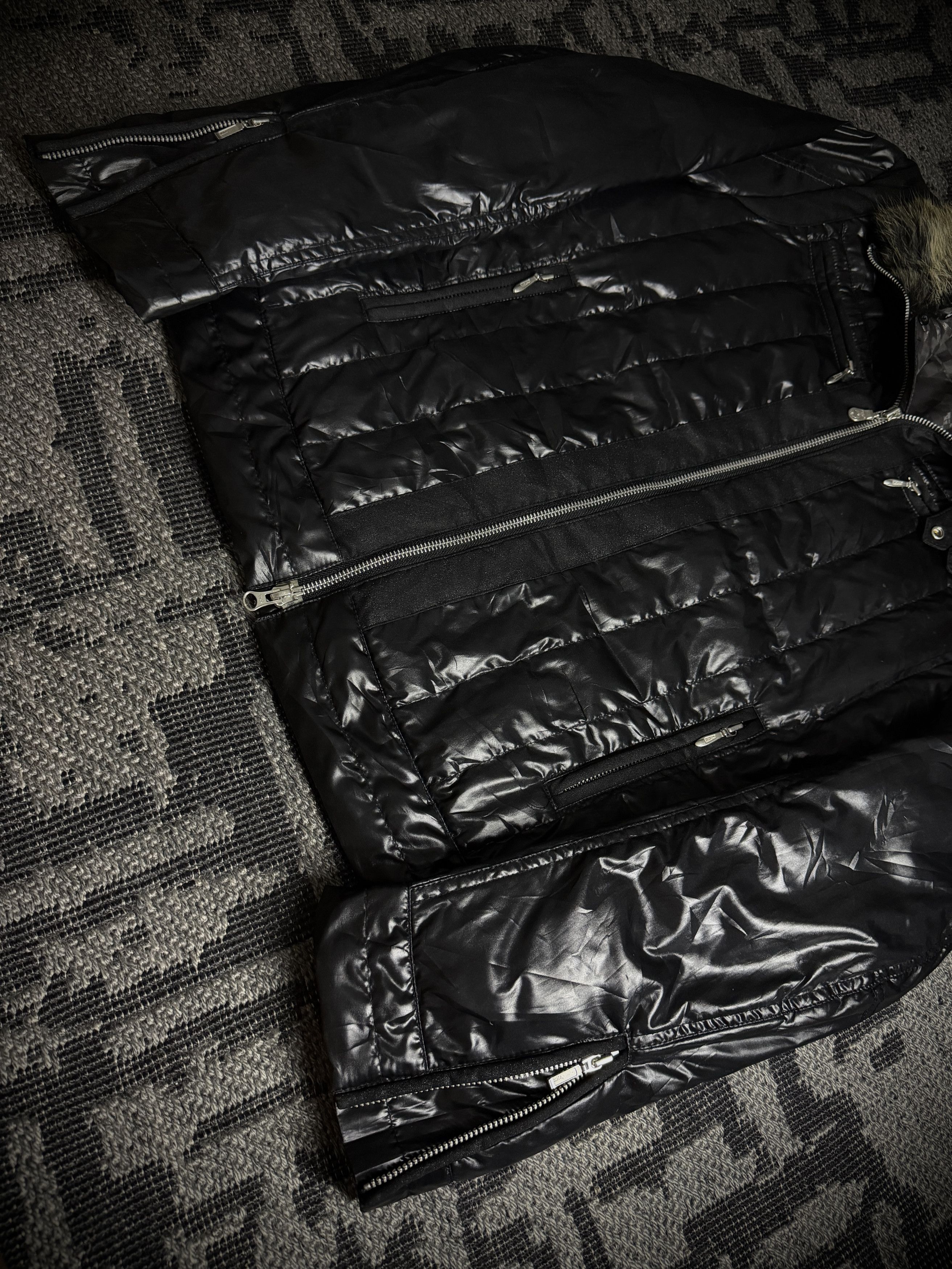 Tornado Mart Tornado Mart Quilted Real Fur Down Jacket Size US L / EU 52-54 / 3 - 4 Thumbnail