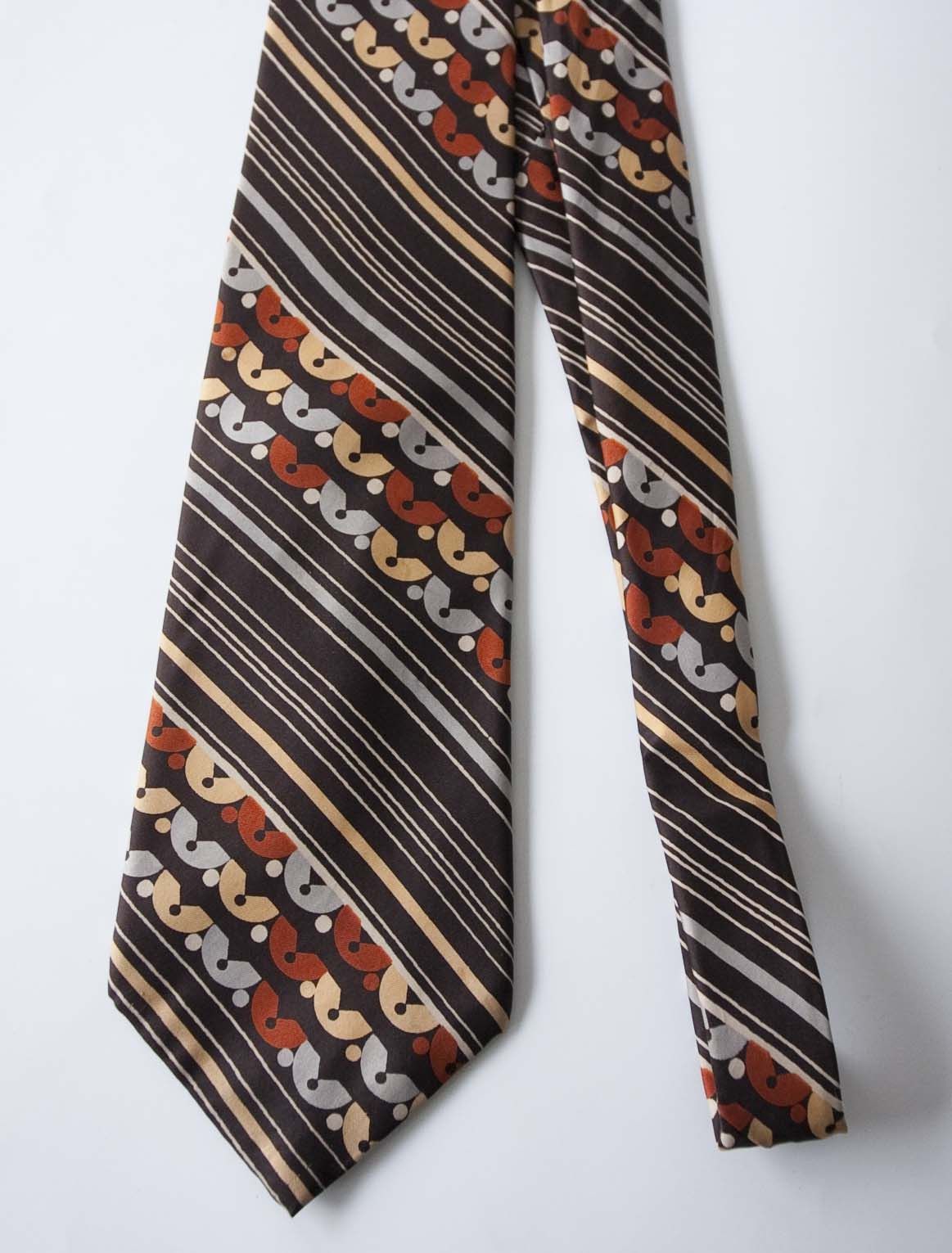 Christian Dior Monsieur × Vintage Christian Dior Monsieur Tie 100% Silk Vintage Abstract Size ONE SIZE - 2 Thumbnail