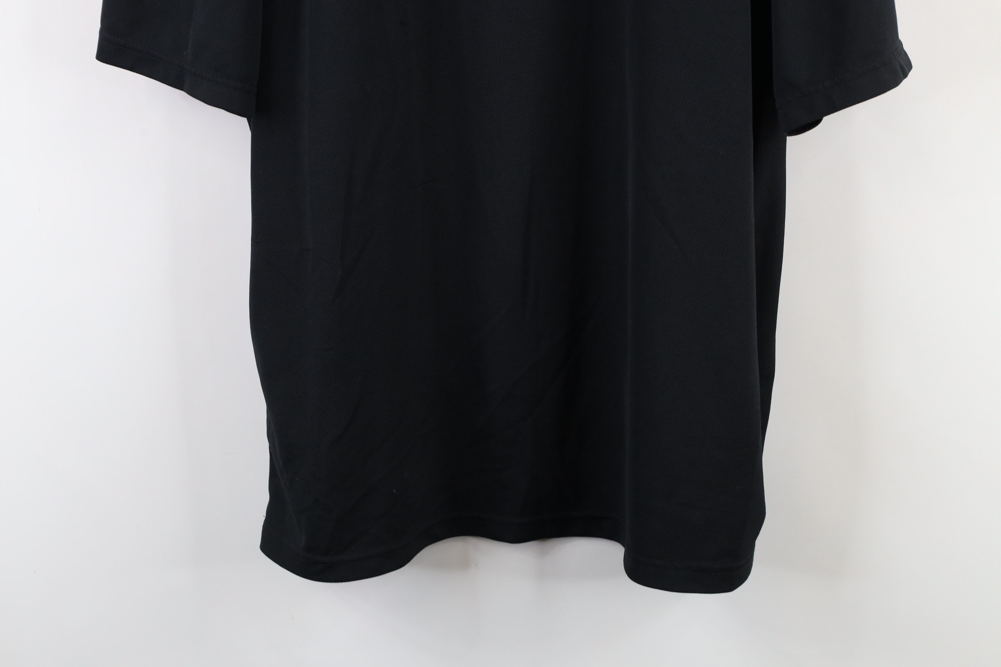 Nike × Vintage Vintage Nike Travis Scott Mini Swoosh Knit T-Shirt Black Size US XL / EU 56 / 4 - 3 Thumbnail