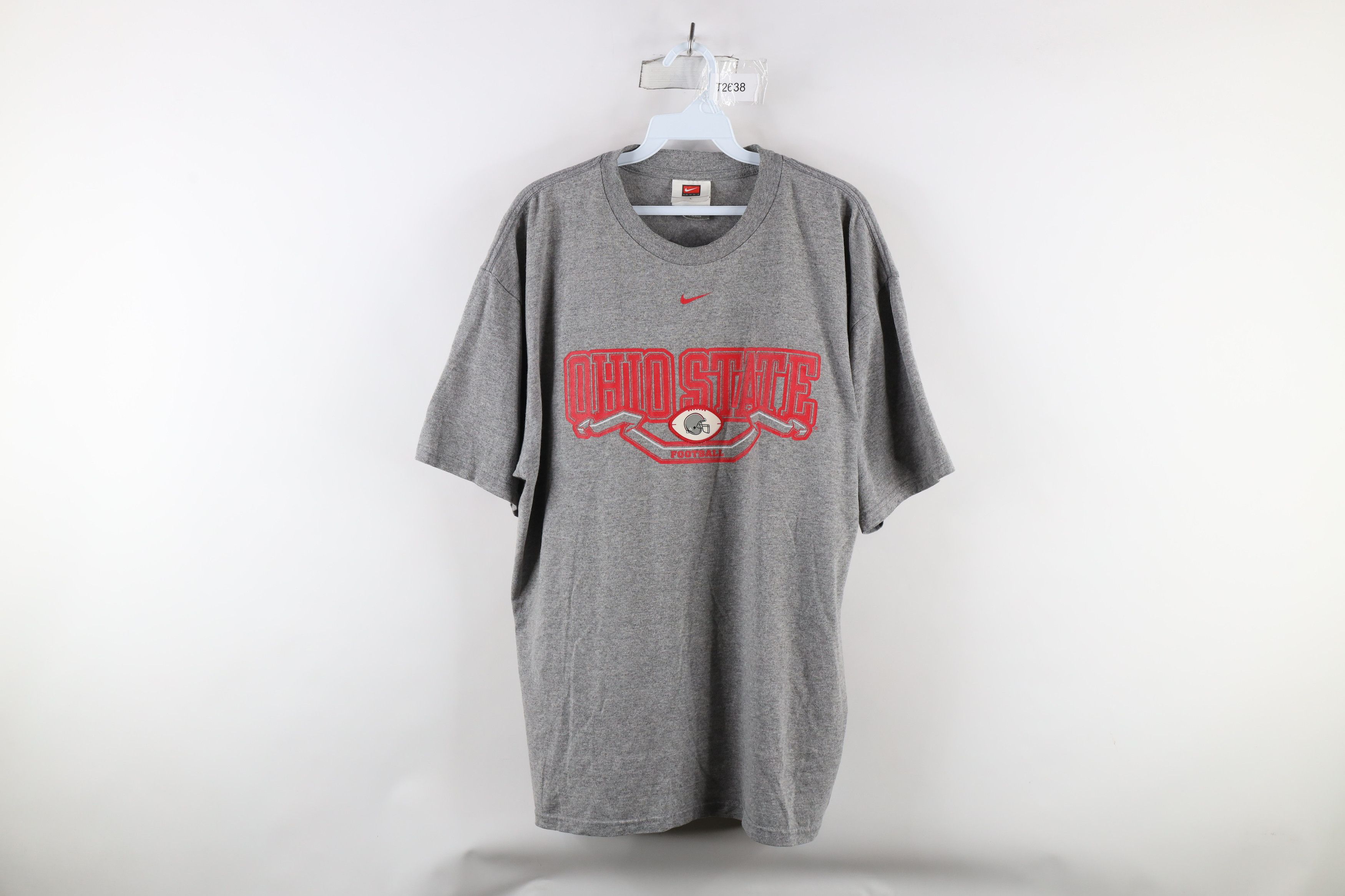 Nike × Vintage Vintage Nike Swoosh Ohio State University Football T-Shirt Size US L / EU 52-54 / 3 - 1 Thumbnail
