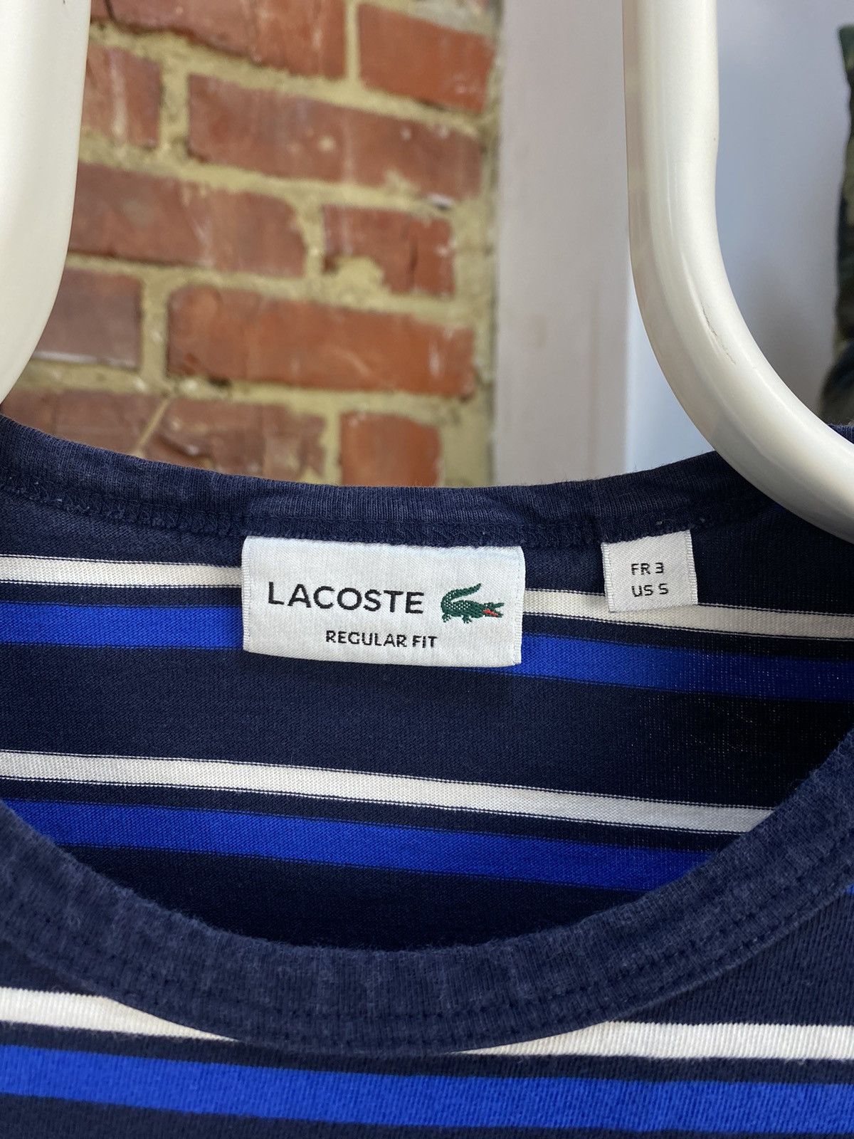 Lacoste Lacoste Striped T-Shirt Size US S / EU 44-46 / 1 - 6 Thumbnail