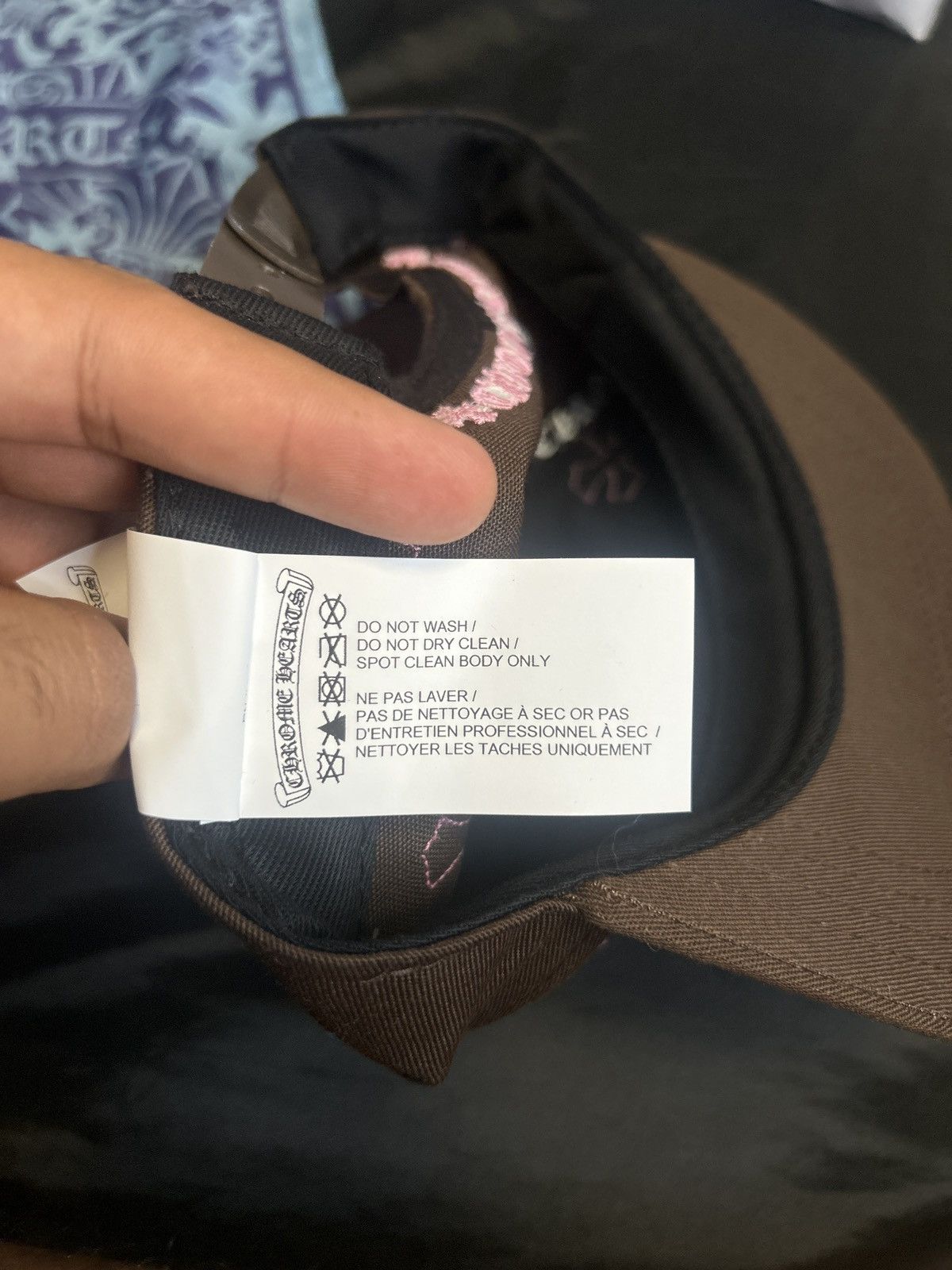 Chrome Hearts Chrome Hearts Pink/Brown Hat with Pink Patches. STUPID RARE. Size ONE SIZE - 7 Thumbnail
