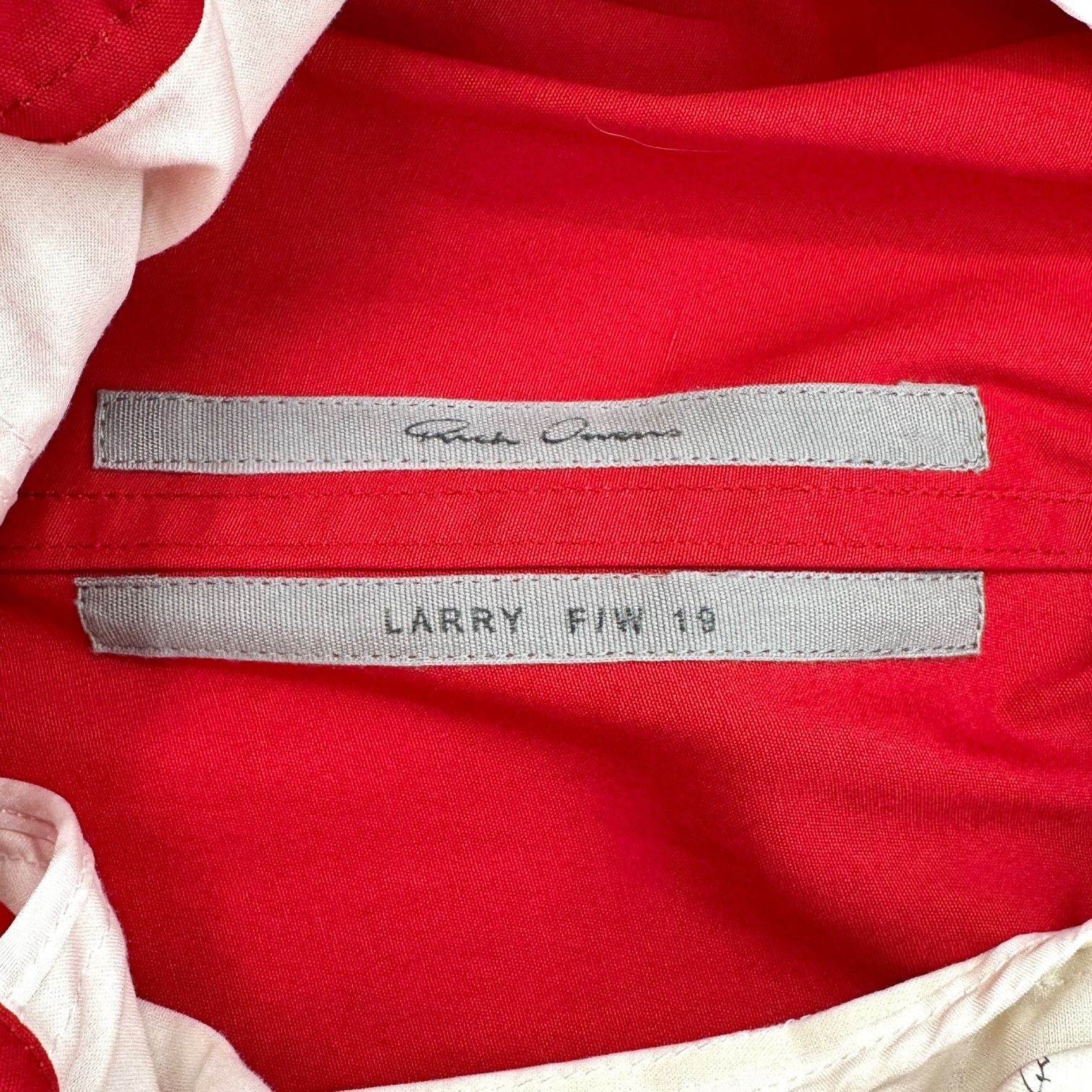Rick Owens “Larry" FW19 Cardinal Red Basket Swinger Cropped Pants Size US 30 / EU 46 - 7 Thumbnail