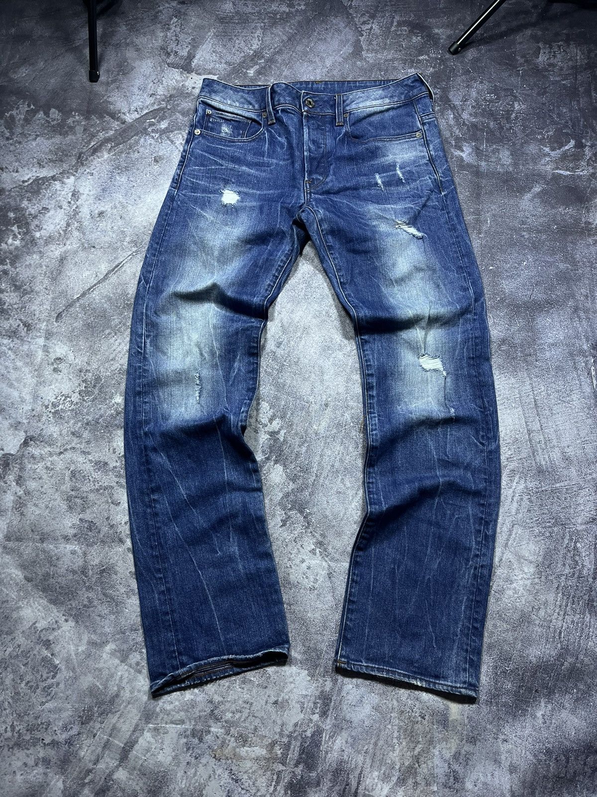 G-Star G-Star RAW Jeans Denim Vintage Streetwear Y2K Pashanim Size US 29 - 5 Thumbnail