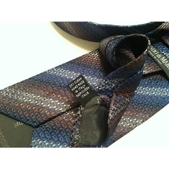 Other MONDO DI MARCO MEN'S NEW 100%SILK TIE WIDTH:3 5/8" Size ONE SIZE - 8 Thumbnail