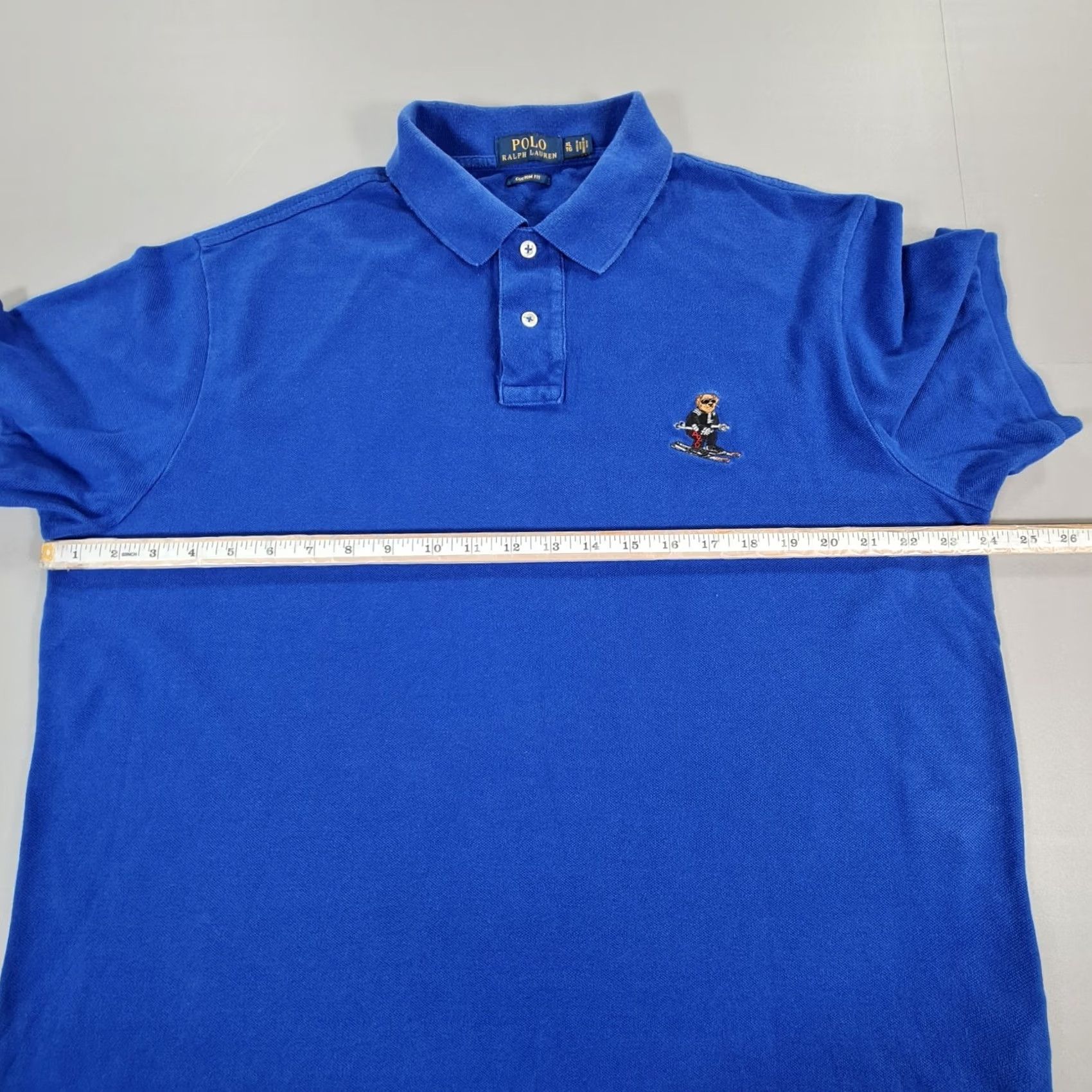 Polo Ralph Lauren Polo Ralph Lauren Mens Polo Shirt Royal Blue XL Polo Bear Logo Preppy Shirt Size US XL / EU 56 / 4 - 6 Thumbnail