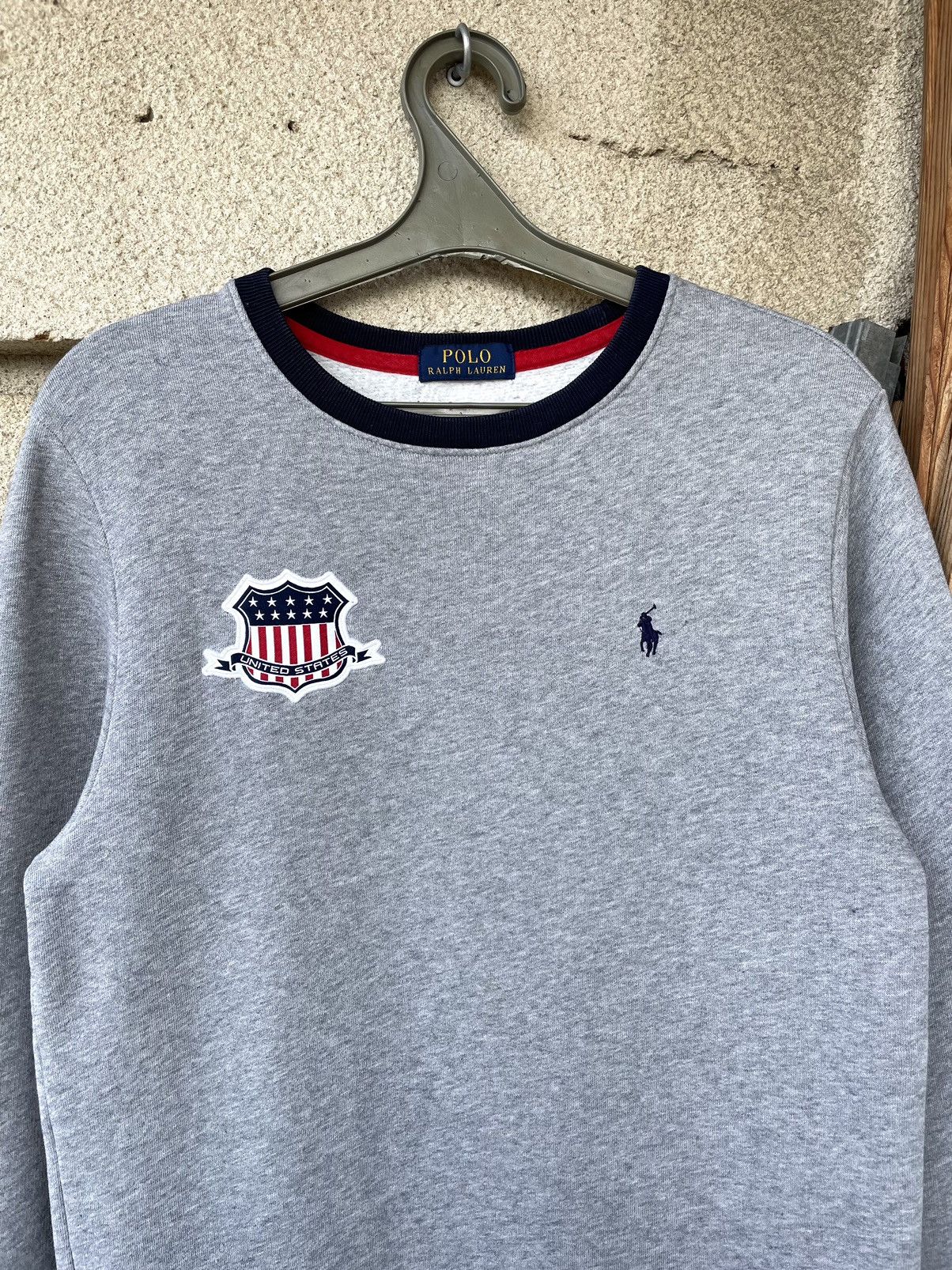 Polo Ralph Lauren Polo Ralph Lauren USA Big Logo Sweatshirt Vintage Y2K Size US S / EU 44-46 / 1 - 6 Thumbnail