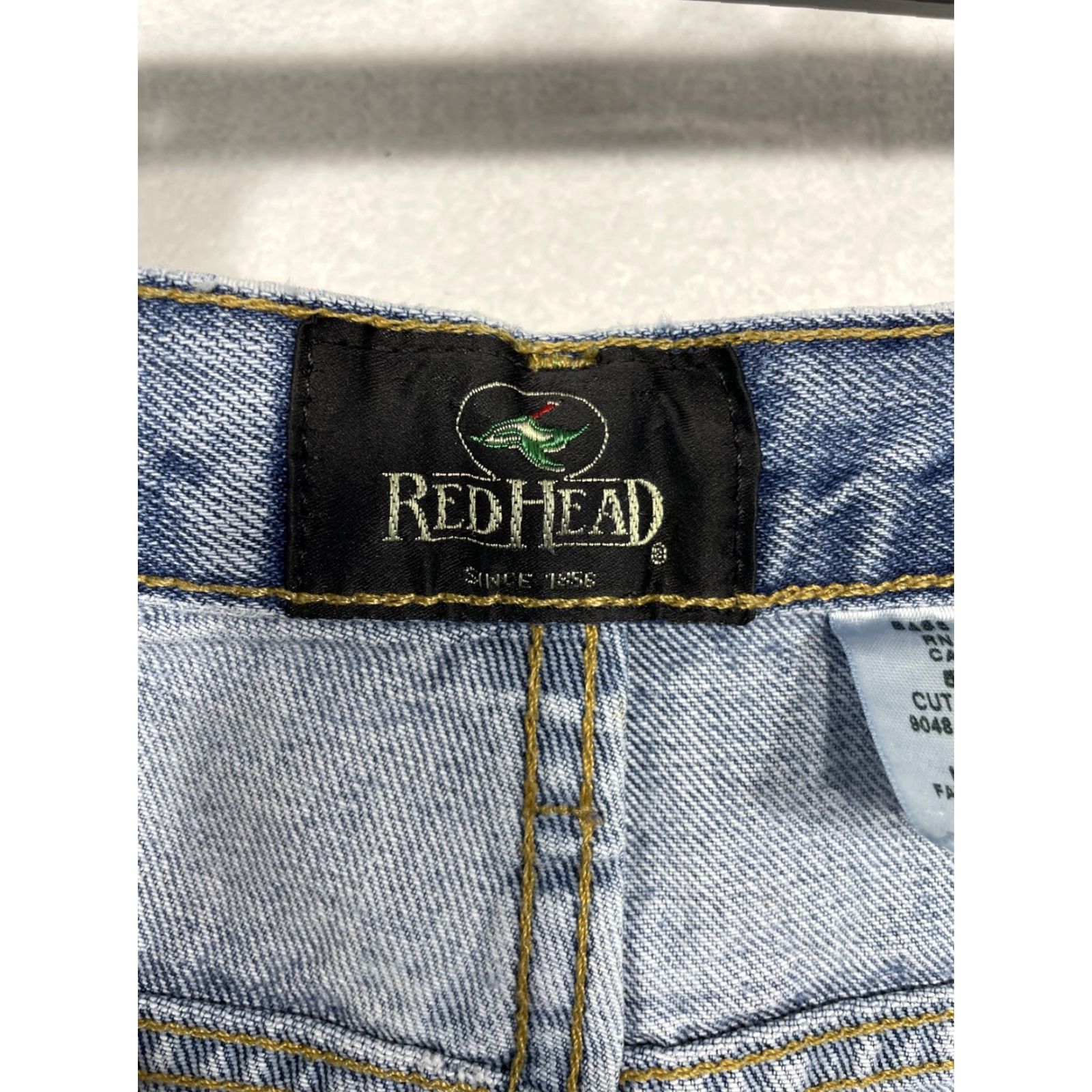 Denime RedHead Jeans Mens 52x32 Blue Relaxed Fit Denim Cotton COTTON Logo Vintage No Size US 36 / EU 52 - 2 Thumbnail