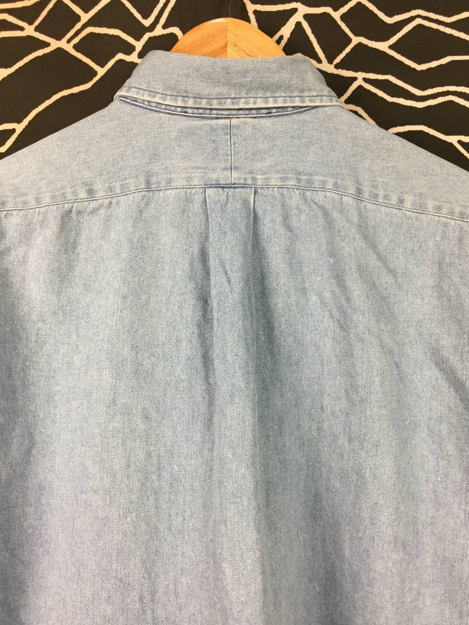 Ralph Lauren Vtg 90s Ralph Lauren Sport Tilden Denim Button Down Shirt Size US M / EU 48-50 / 2 - 11 Thumbnail