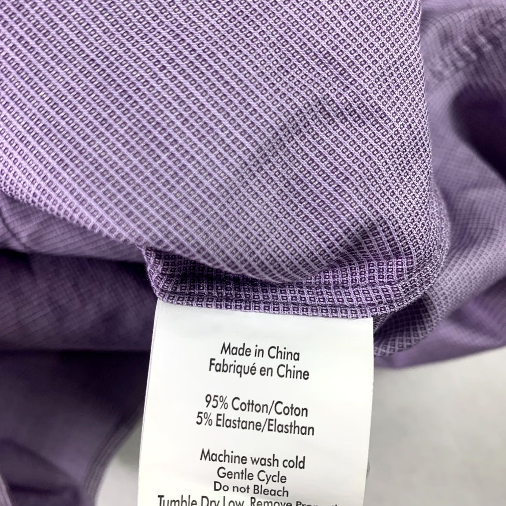 John Varvatos john Varvatos USA Slim Fit Shirt Men 16 32/33 Long Sleeve Button-Up Purple Size US L / EU 52-54 / 3 - 6 Thumbnail