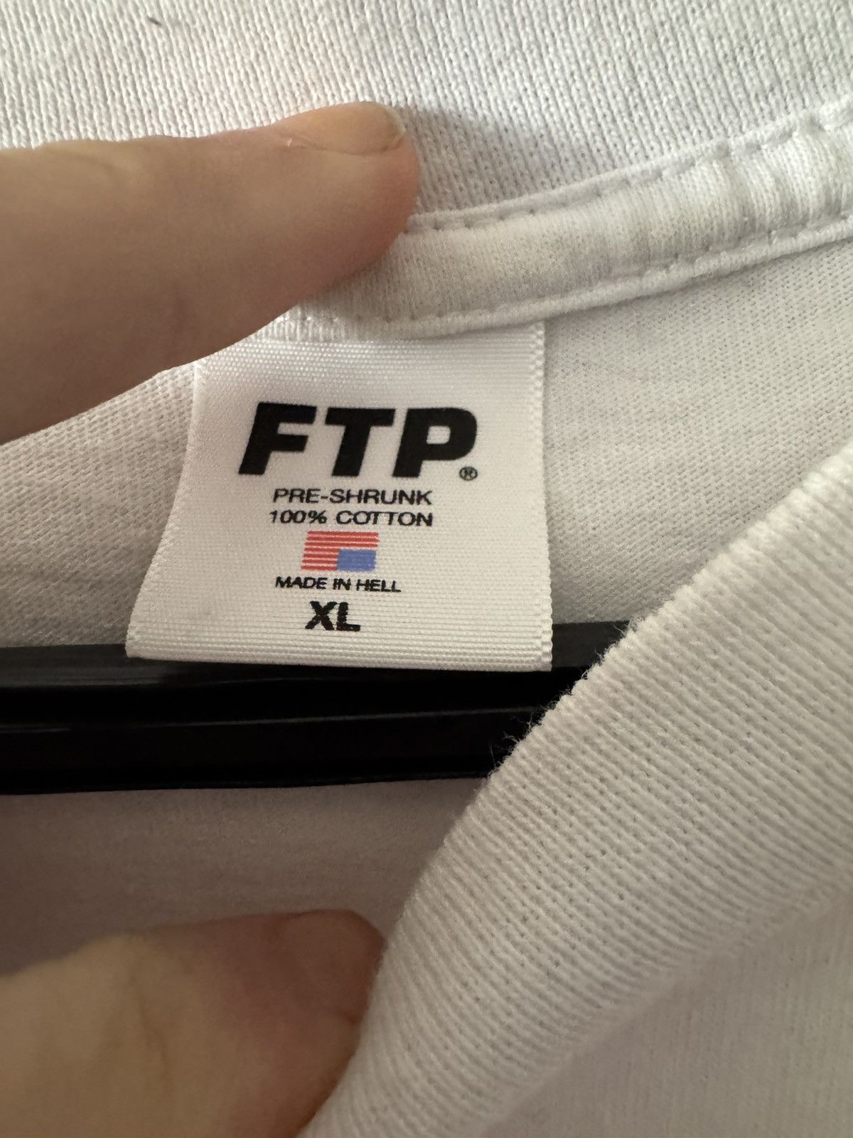 Fuck The Population Large fuck you FTP Fuck the population long sleeve T-shirt Size US XL / EU 56 / 4 - 4 Thumbnail