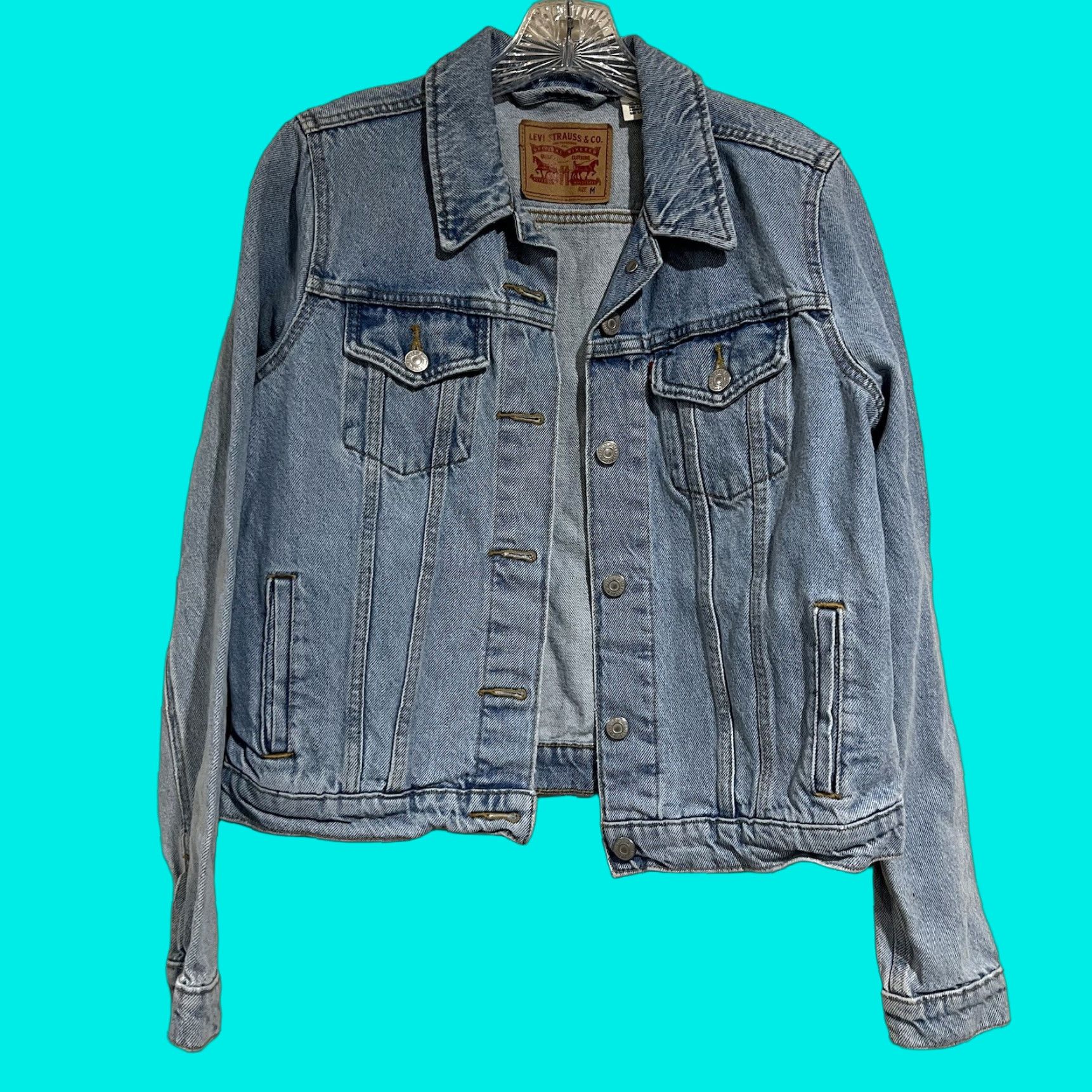 Levi's Levi's Blue Denim Jean Jacket M User: Levi's Blue Denim Jean Jacket M Size US 31 - 1 Thumbnail