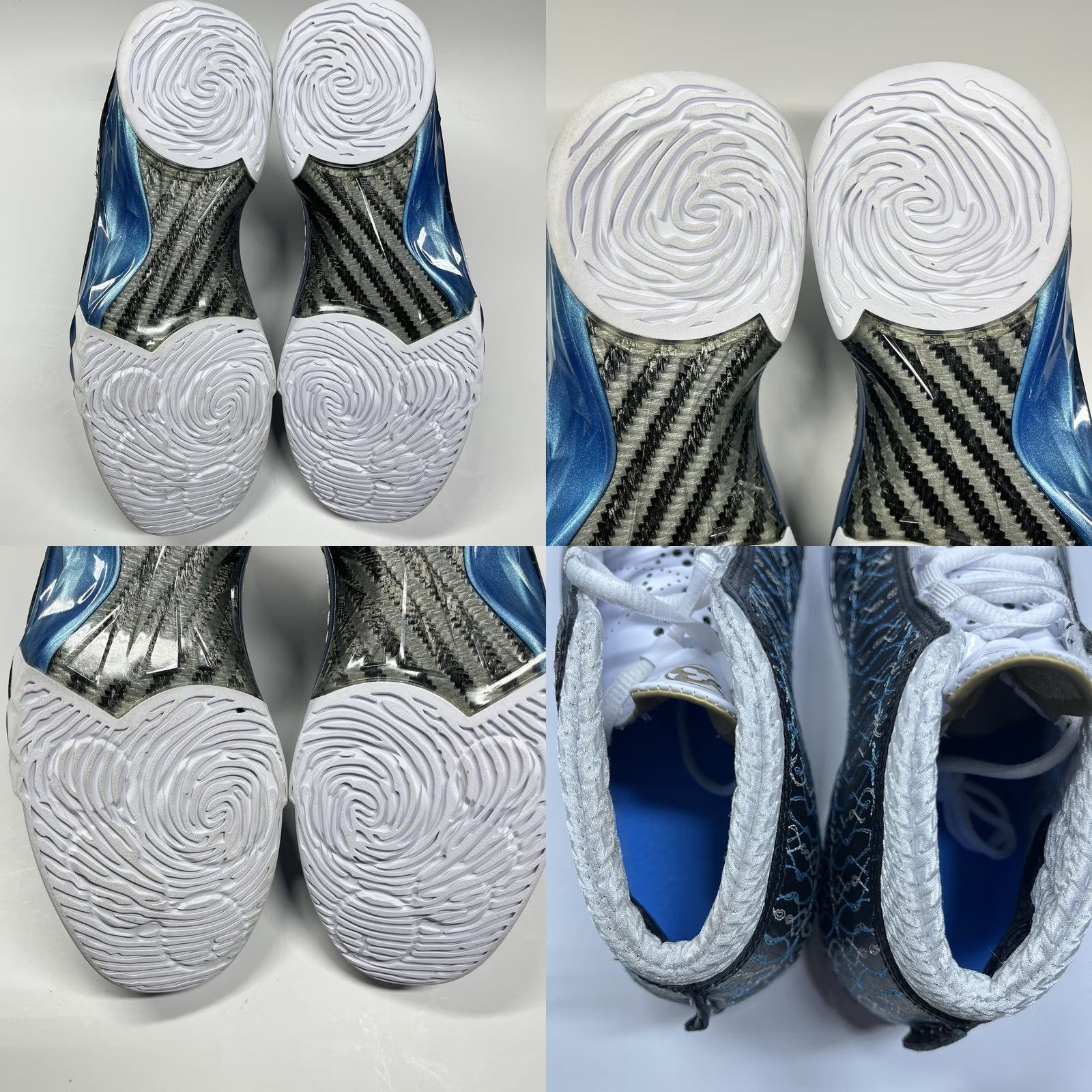 Nike Nike Air Jordan 23 Sneaker Mens 8.5 Black University Blue-White Leather Mid Top 2008 Size US 9 / EU 42 - 8 Thumbnail