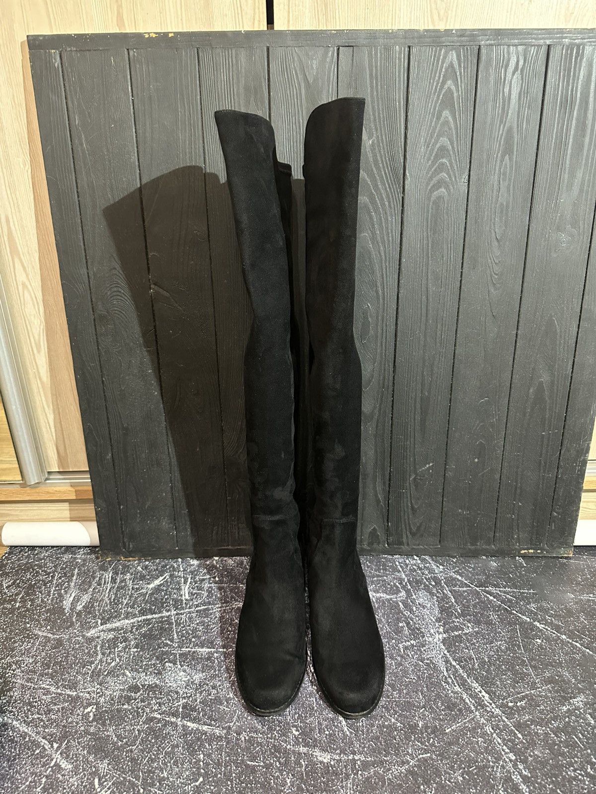 Stuart Weitzman Stuart Weitzman Black Suede Women’s Boots Size 41 Size US 11 / IT 41 - 6 Thumbnail