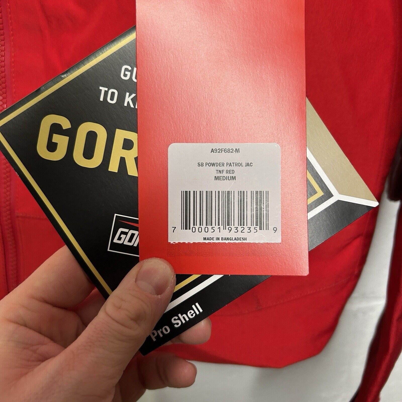 The North Face North Face TNF “Powder Patrol” Red Cross Light Gore-Tex 2024 Size US M / EU 48-50 / 2 - 4 Thumbnail