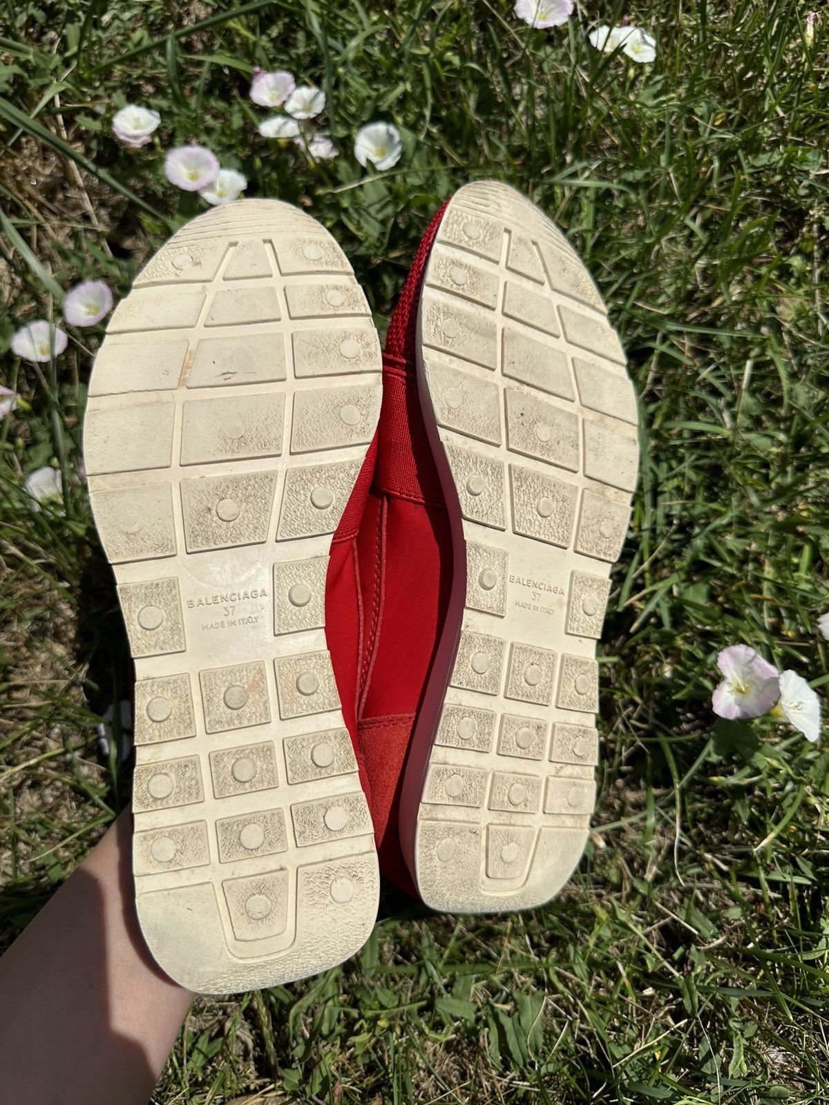 Balenciaga Red Balenciaga sneakers size 37 Size US 7 / IT 37 - 8 Thumbnail