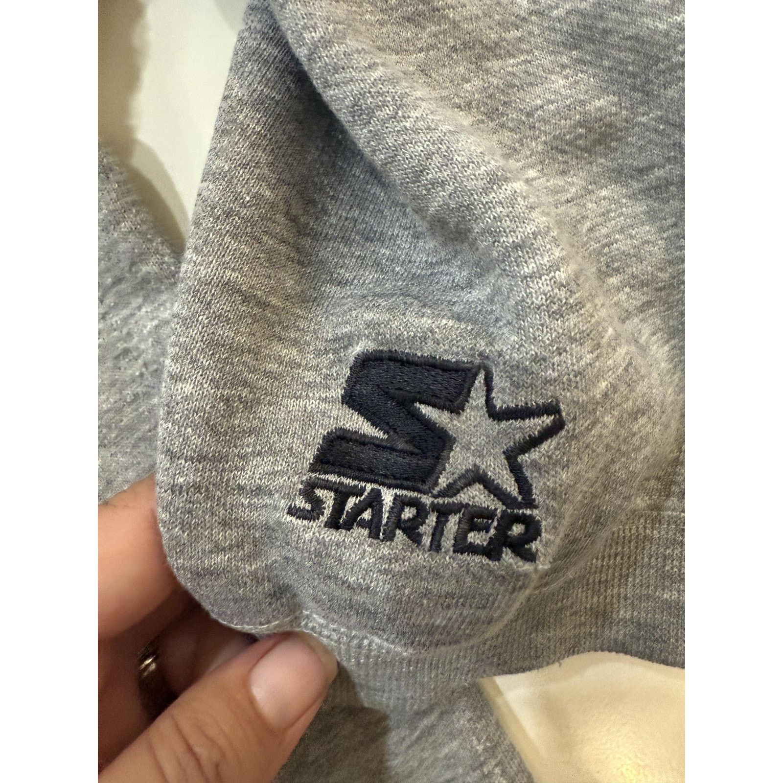 Starter Vintage 90s Starter Sweatshirt Mens 2XL Platinum Thrasher Size US XXL / EU 58 / 5 - 5 Thumbnail