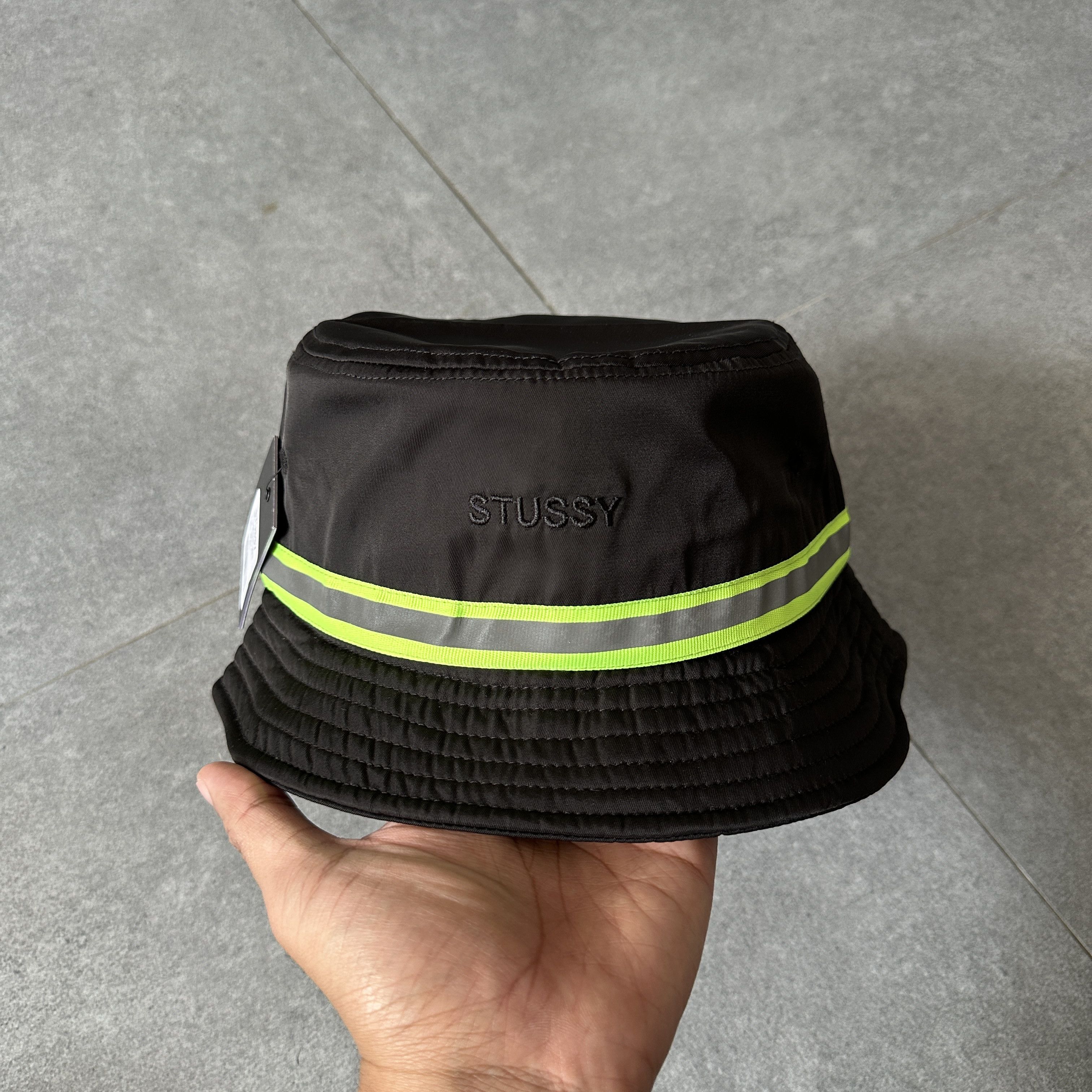 Stussy Stussy bucket hat reflective black Size ONE SIZE - 1 Thumbnail