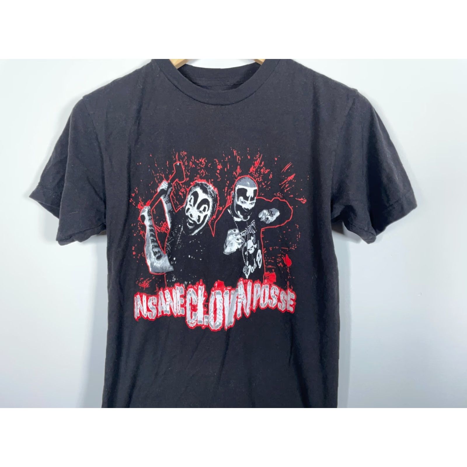 Vintage VINTAGE ICP Insane Clown Posse T-Shirt Men S Black Graphic Print Adult Small Crew Neck 100% Cotton Hip Hop City Music Juggalo Size US S / EU 44-46 / 1 - 4 Thumbnail