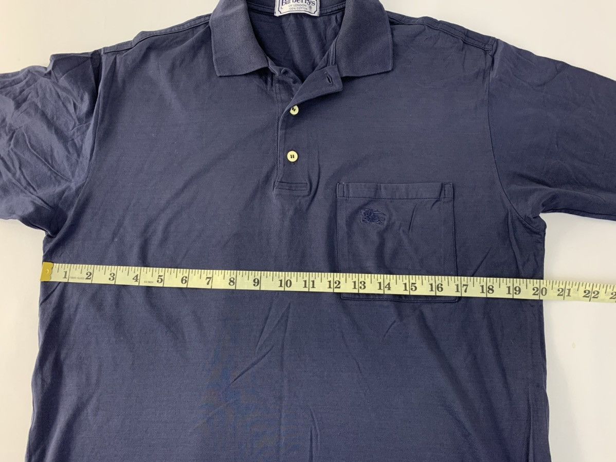 Burberry × Designer × Vintage Burberry Of London Made in Italy Single Pocket Polo Tee Size US M / EU 48-50 / 2 - 8 Thumbnail