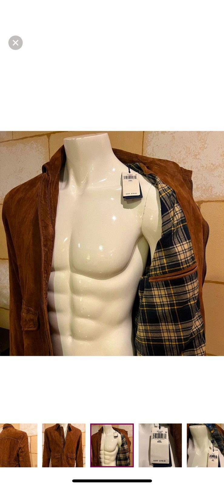 Polo Ralph Lauren Polo Ralph Lauren Men Irvin.suede Utility Jacket Size US XXL / EU 58 / 5 - 3 Thumbnail