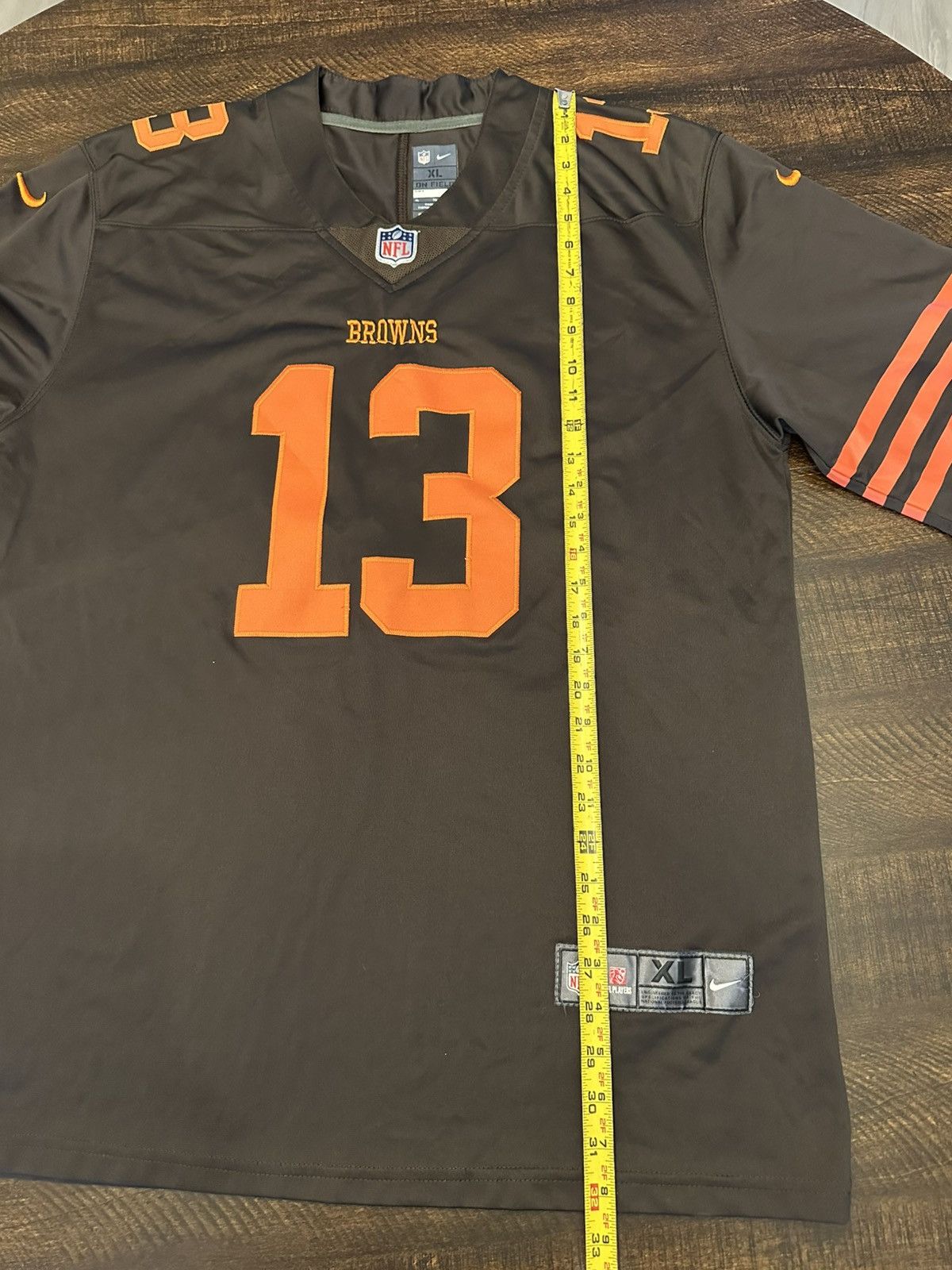 Nike Nike Clev. Browns Odell Beckham Jr Stitched Vapor Jersey XL Size US XL / EU 56 / 4 - 5 Thumbnail