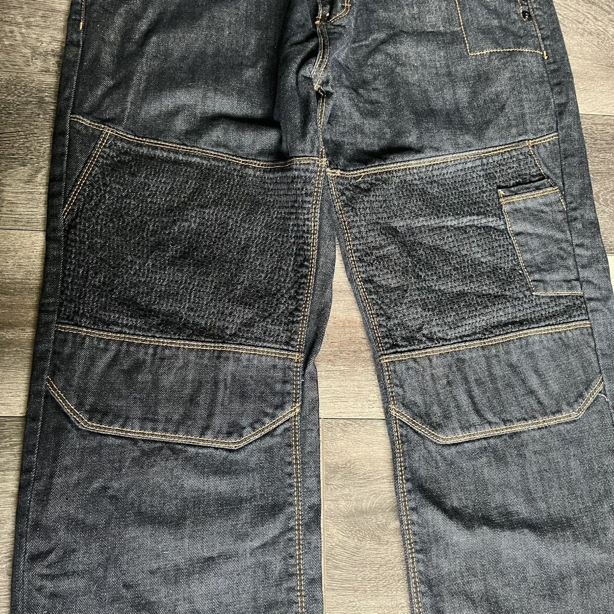 Ecko Unltd. Vintage Ecko Unlimited Biker Riveted Straight Denim Jeans 38 Size US 38 / EU 54 - 7 Thumbnail