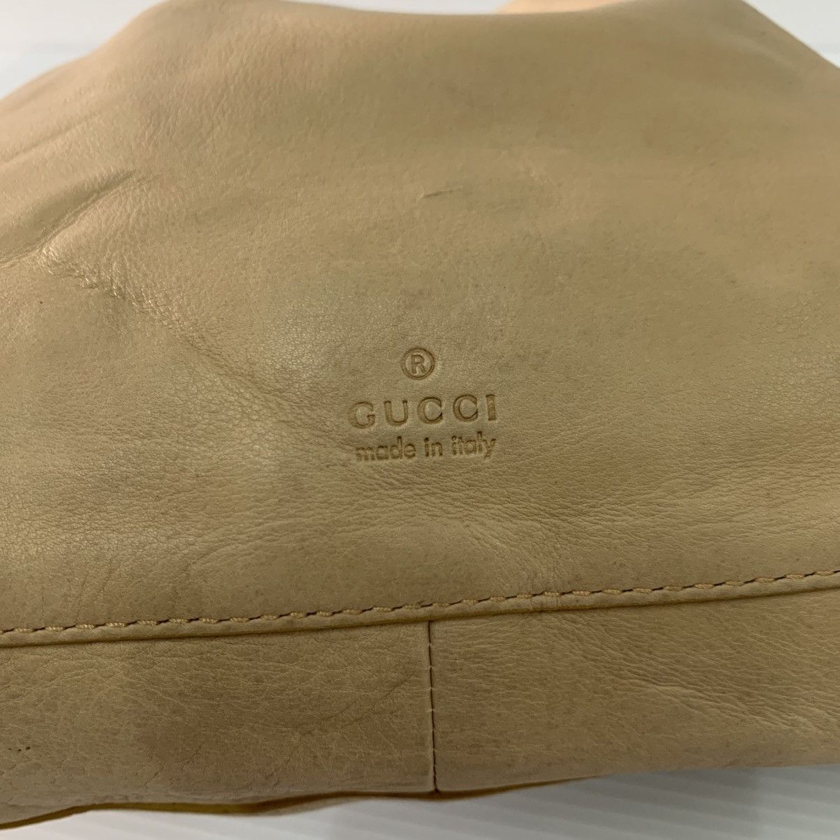 Gucci Gucci Shoulder Leather Hobo Handbag Size ONE SIZE - 4 Thumbnail