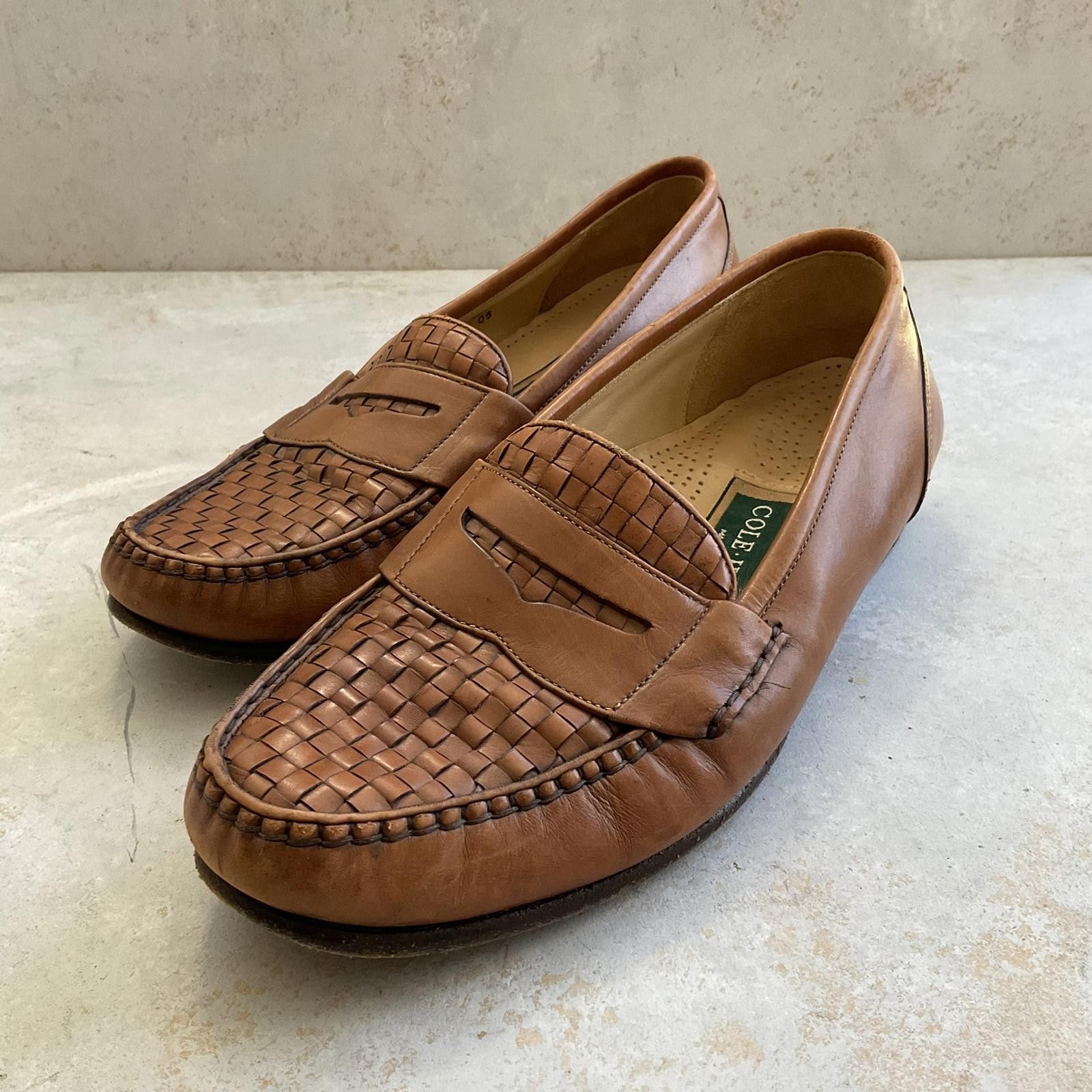 Cole Haan vintage 90s cole haan brown woven leather loafers womens 6.5 Size US 6.5 / IT 36.5 - 4 Thumbnail