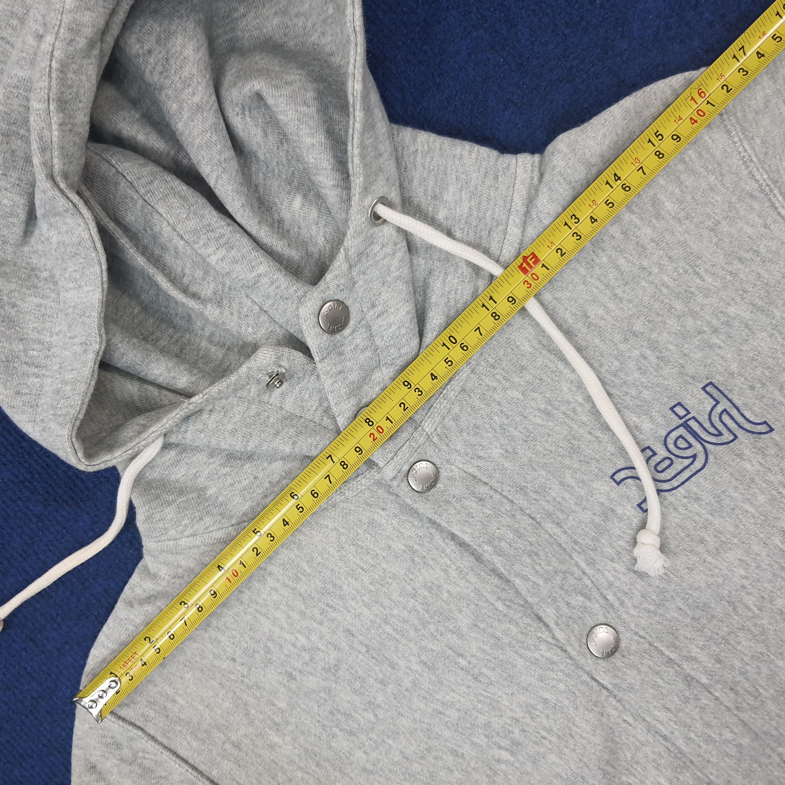 Champion × Japanese Brand × Vintage Vintage X-Girl x Champion Button Jacket Hoodie Size US S / EU 44-46 / 1 - 12 Thumbnail